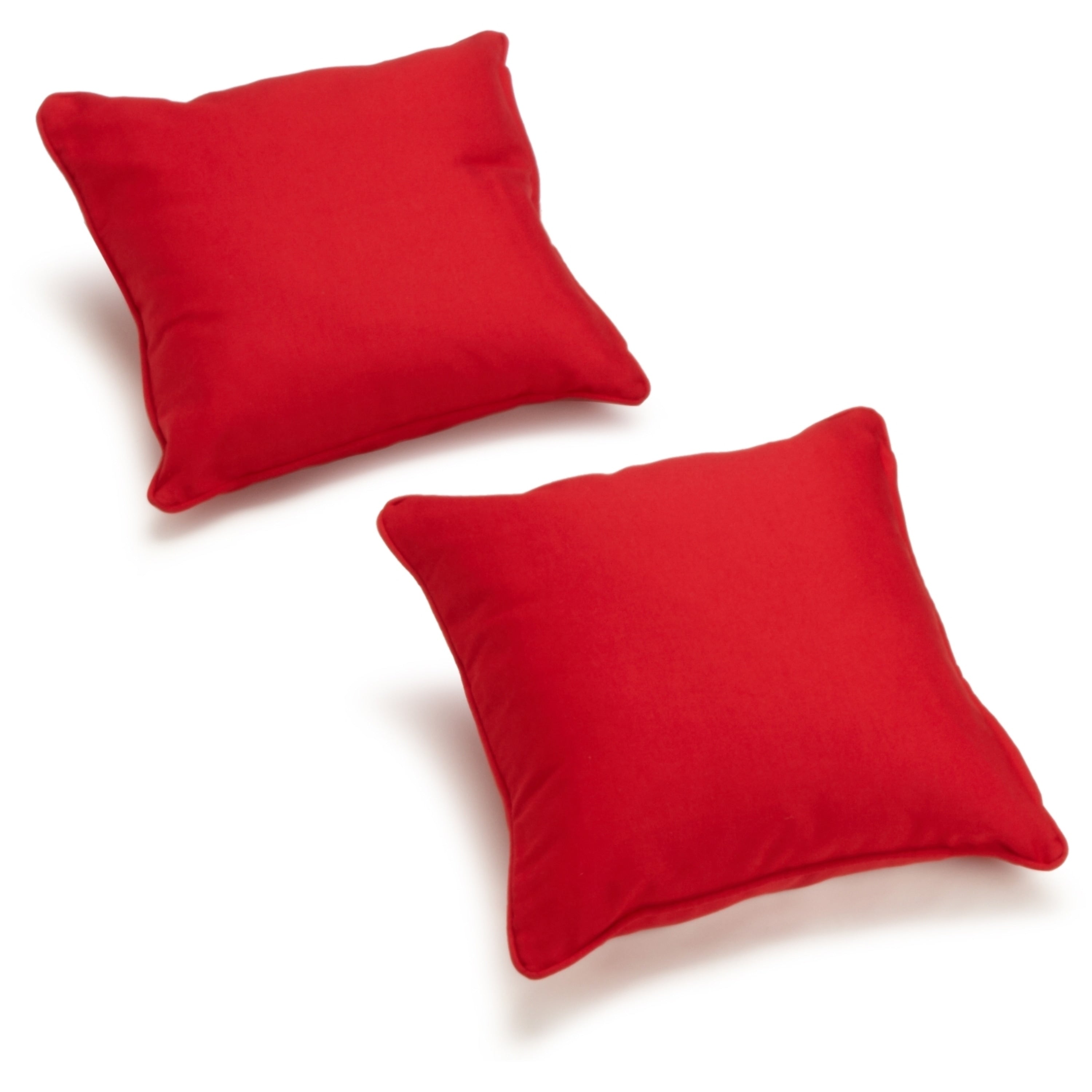 18-inch Twill Throw Pillows (Set of 2)