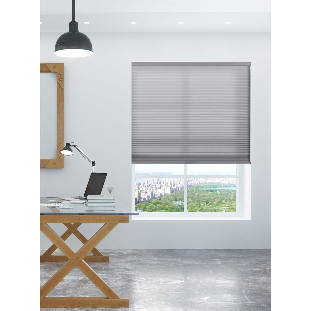 Arlo Blinds Grey Light Filtering Cordless Cellular Shades