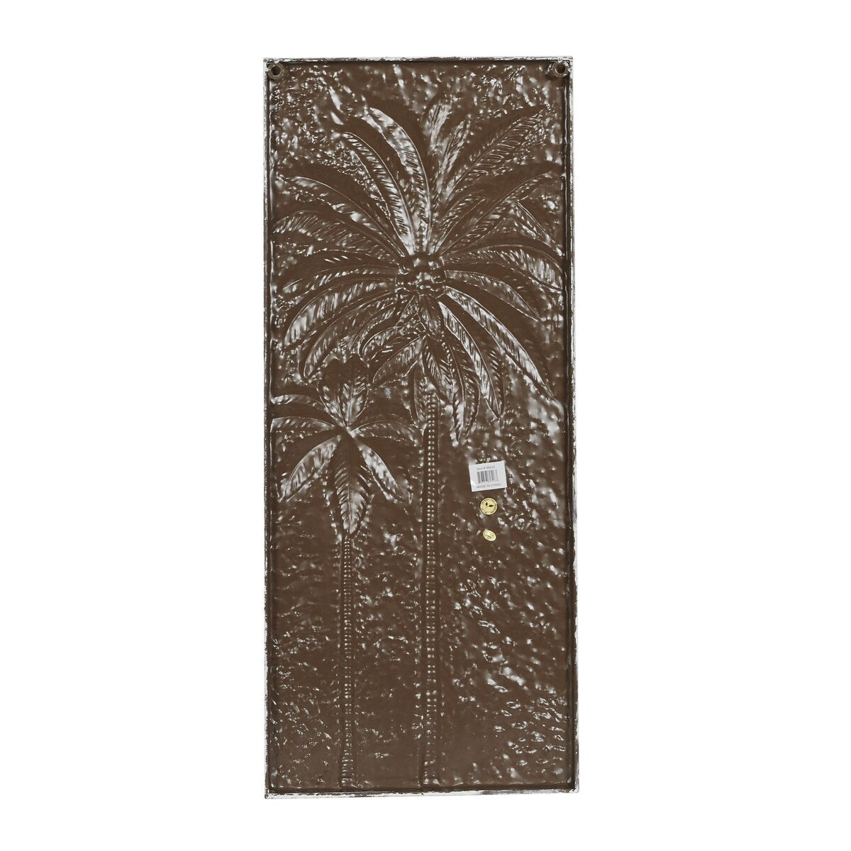 Metal Tree Relief Palm Home Wall Decor with Gold Detailing - Gold - Roche River Decor