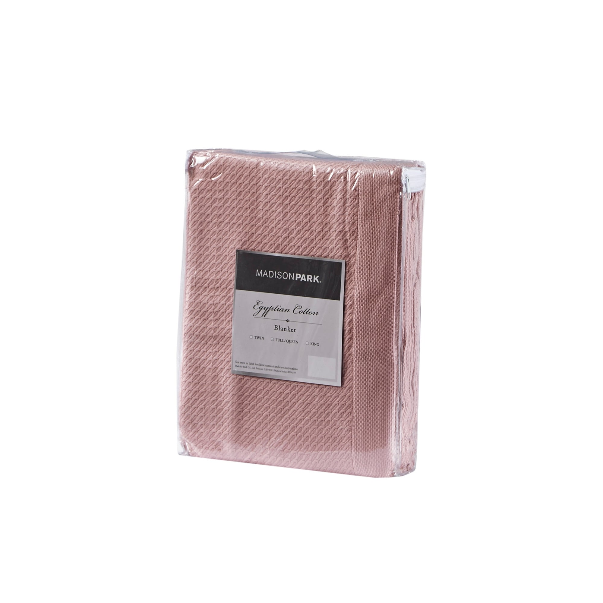 Madison Park Egyptian Cotton Solid Blanket