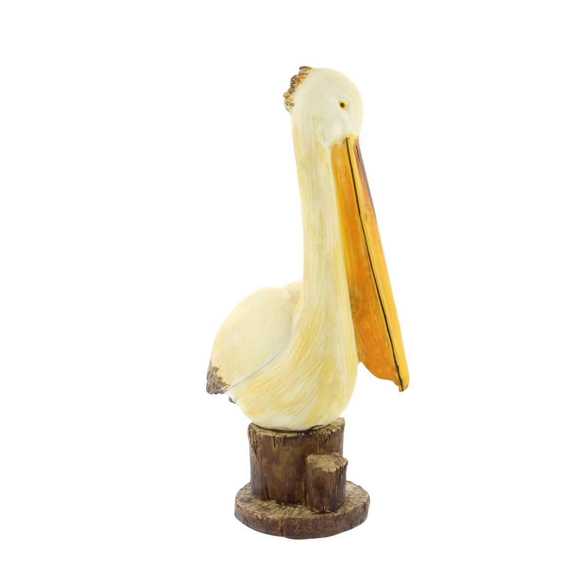 Polystone Pelican Decorative Sculpture - Cream - Roche River Decor