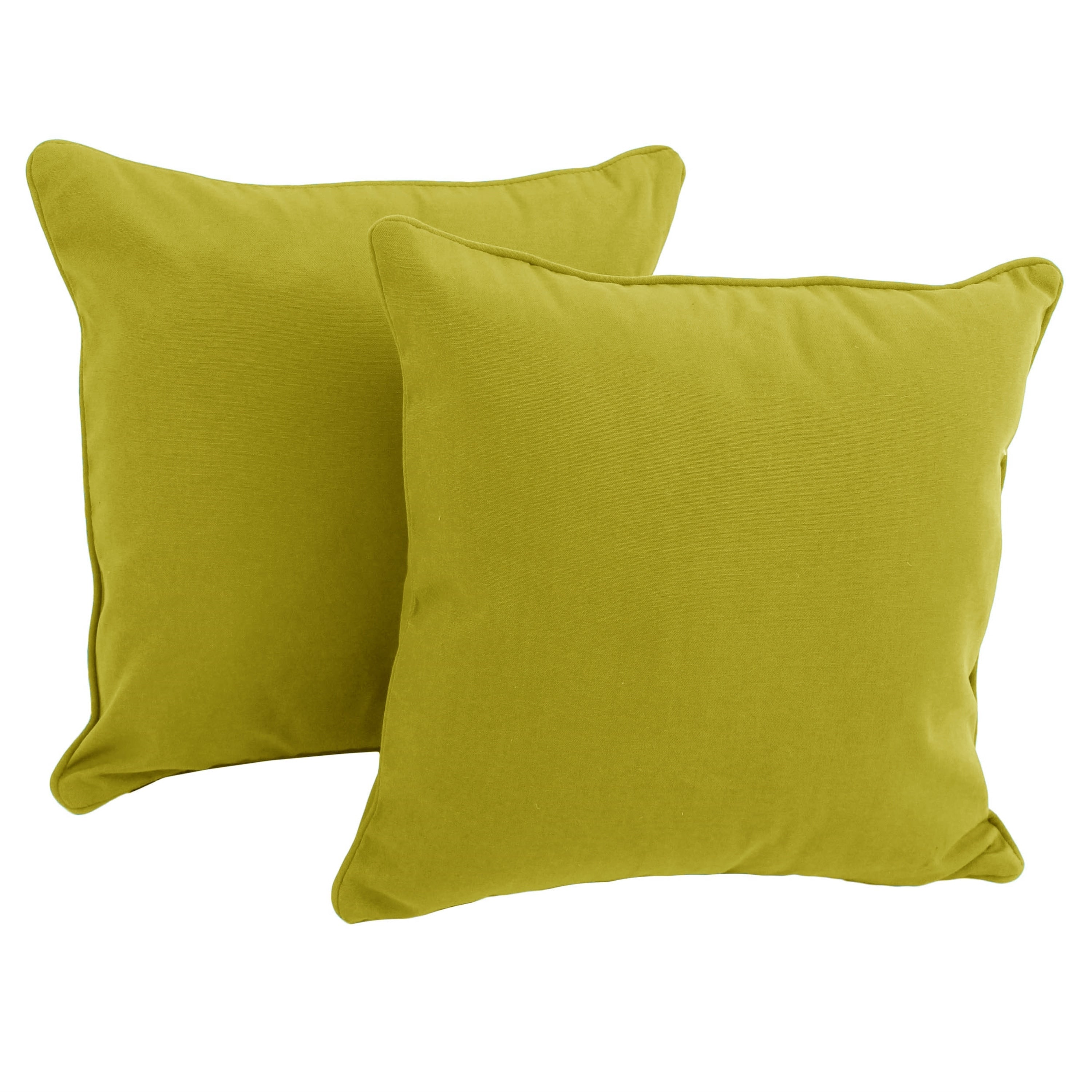 18-inch Twill Throw Pillows (Set of 2)