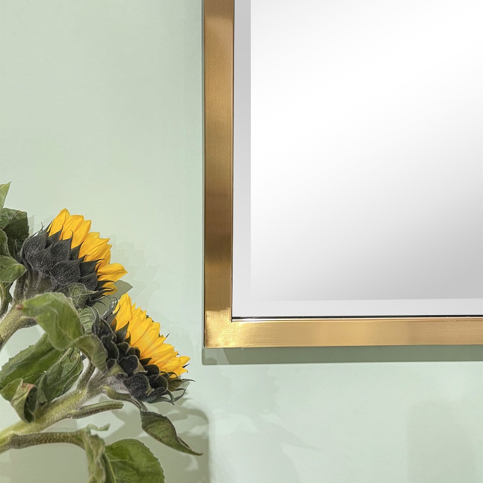 TEHOME Blakley Rectangle Metal Wall Mirror