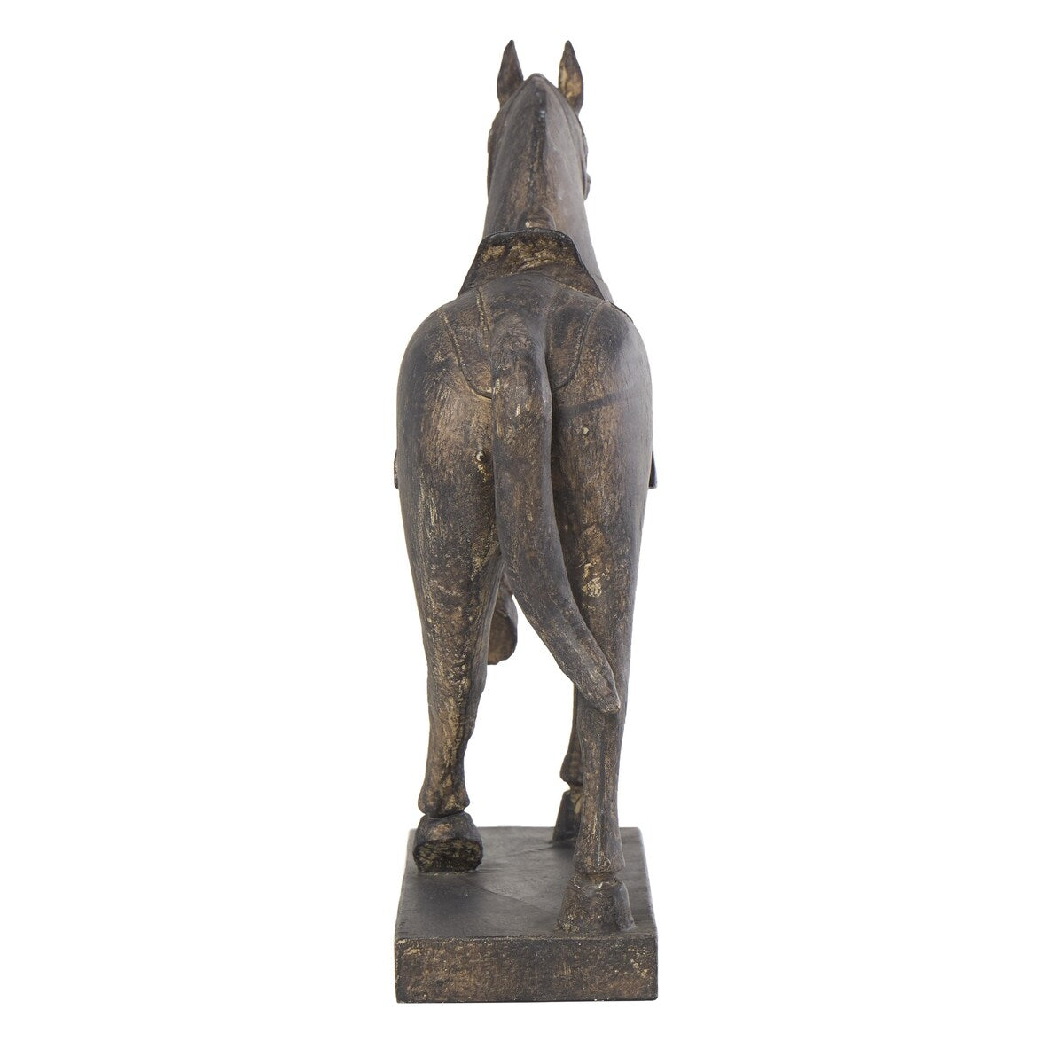 Polystone Horse Decorative Sculpture - Brown - Roche River Decor