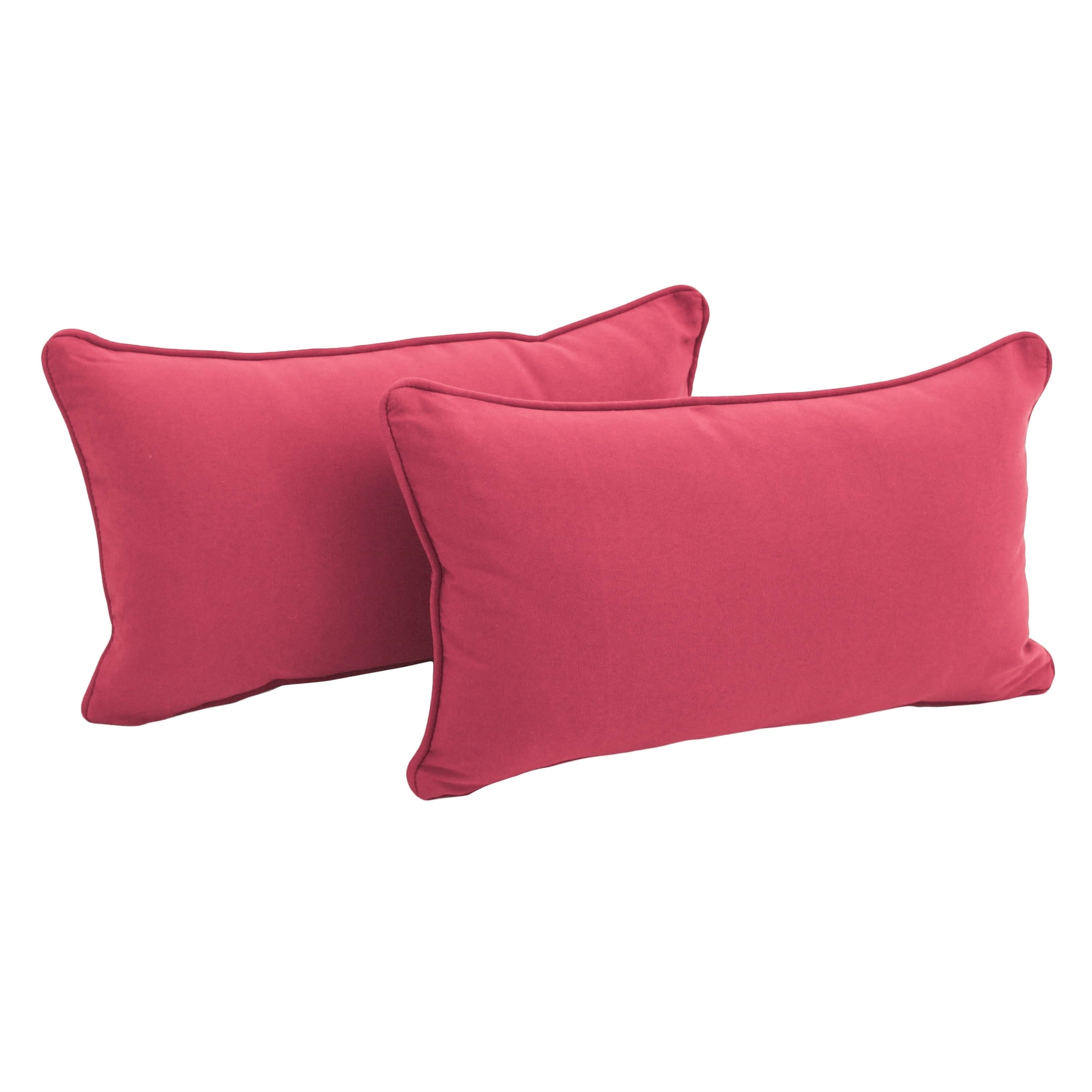 20-inch by 12-inch Lumbar Throw Pillows (Set of 2)