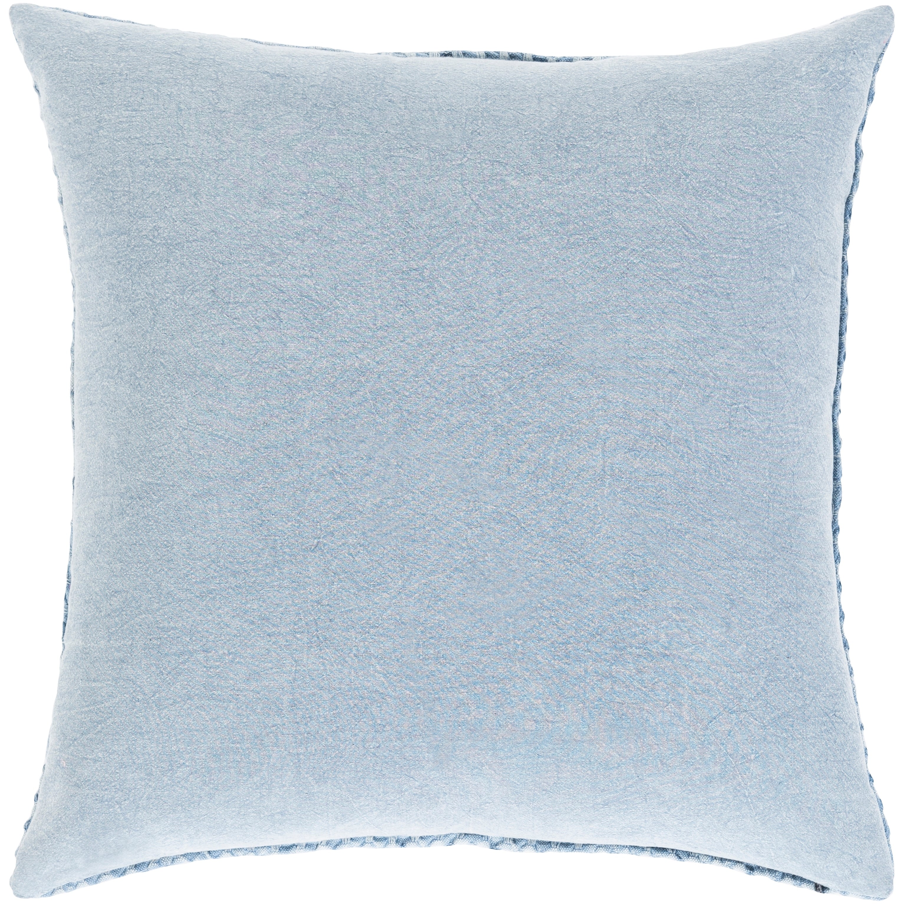 Livabliss Whitley Faded Waffle Weave Cotton Throw Pillow