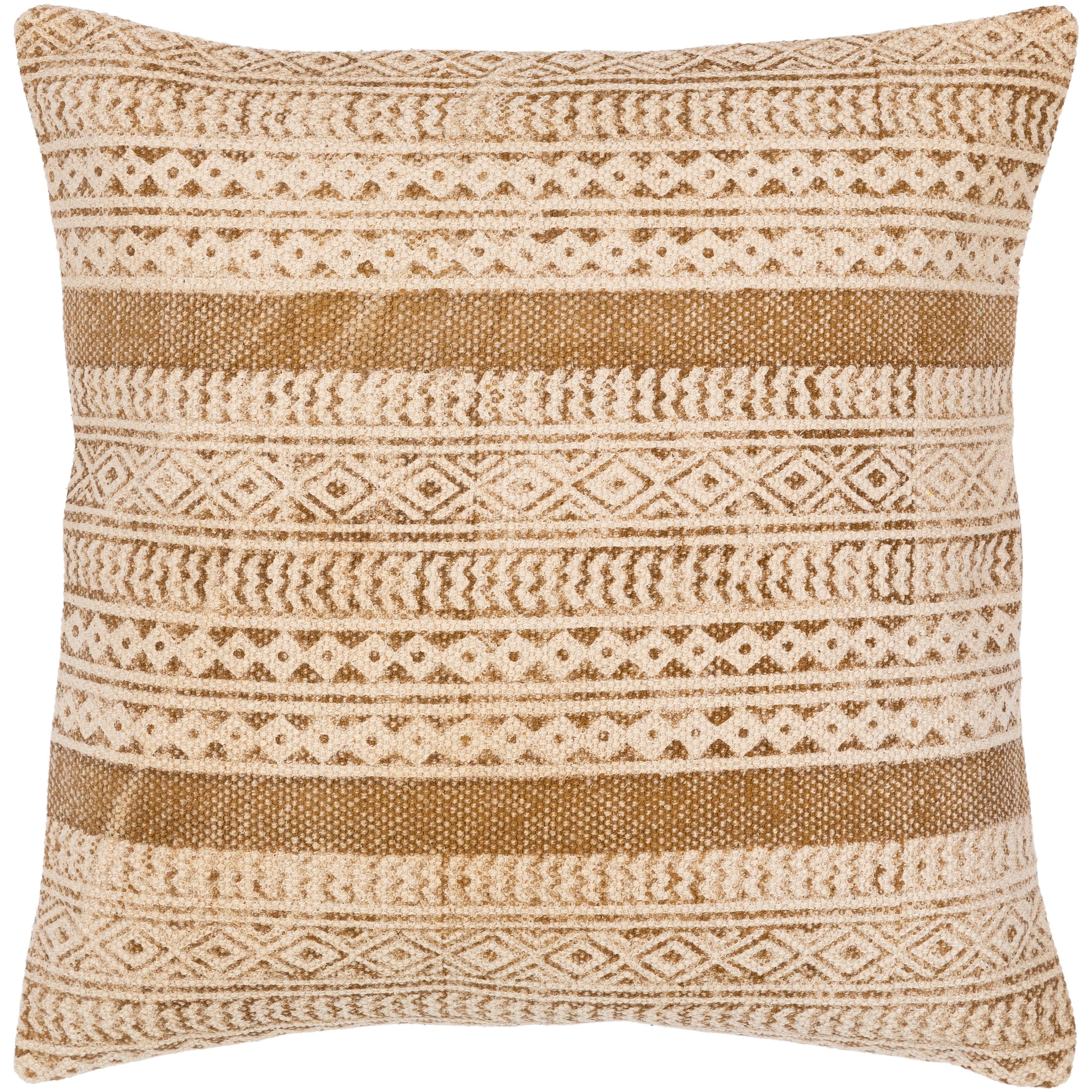 Josie Global Geometric Stripes Throw Pillow