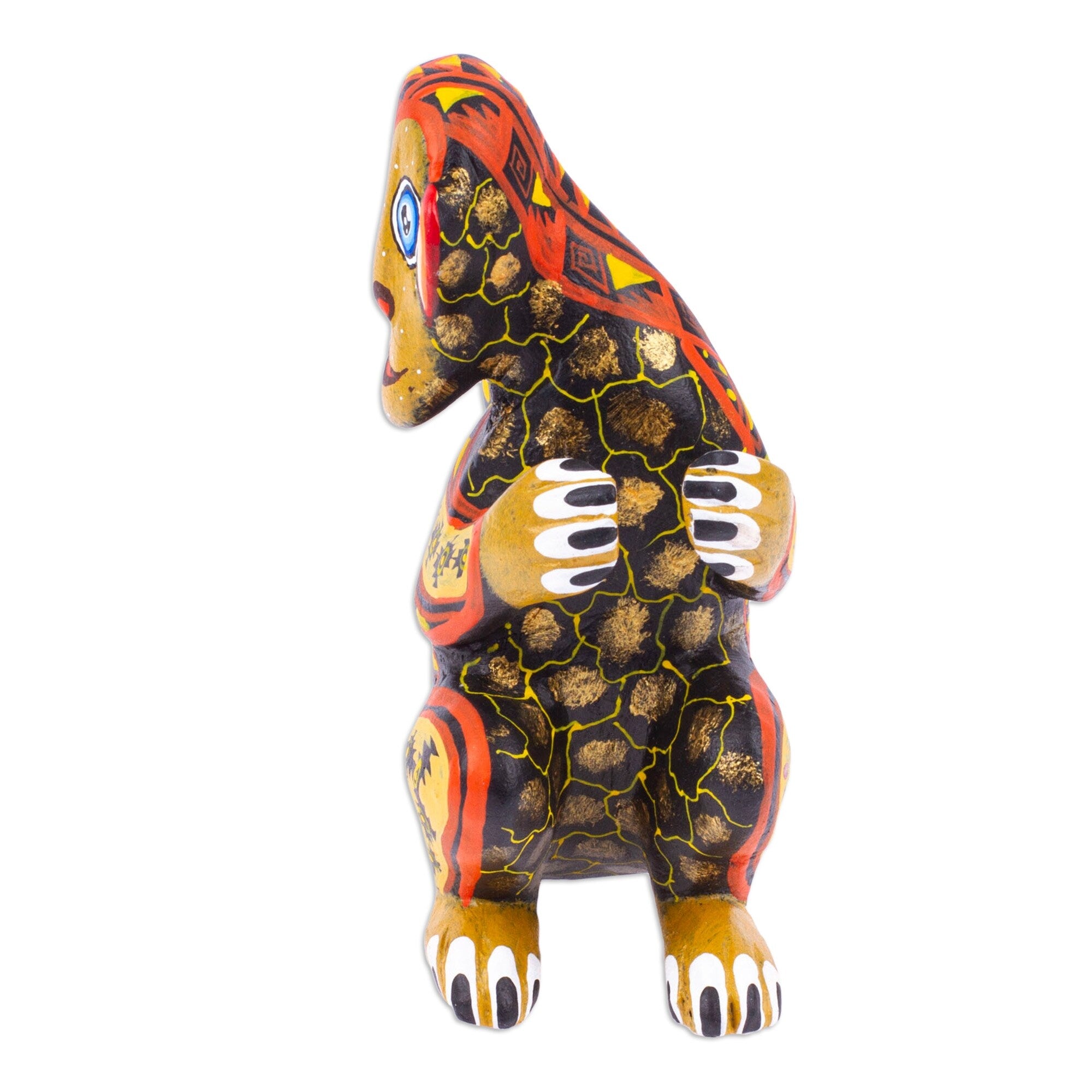 Novica Handmade Playful Soul Wood Alebrije Figurine