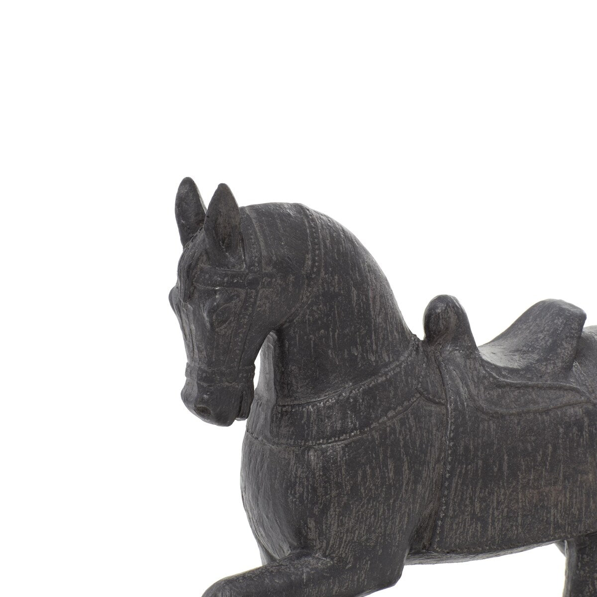 Polystone Horse Decorative Sculpture - Brown - Roche River Decor