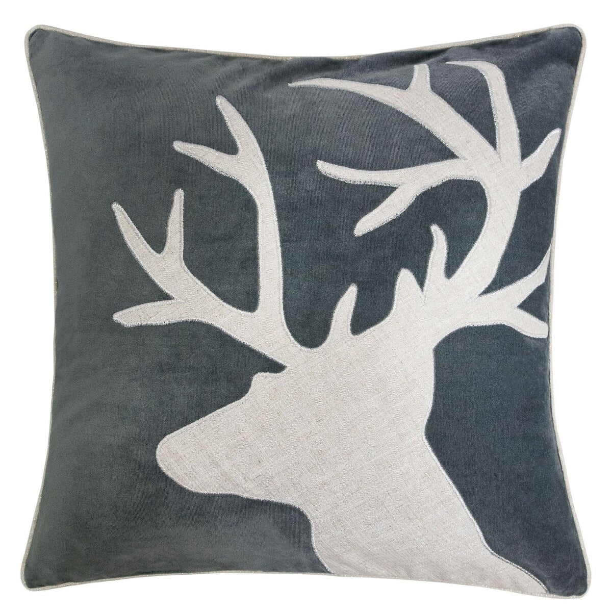 Homey Cozy Christmas Reindeer Throw Pillow Cover & Insert