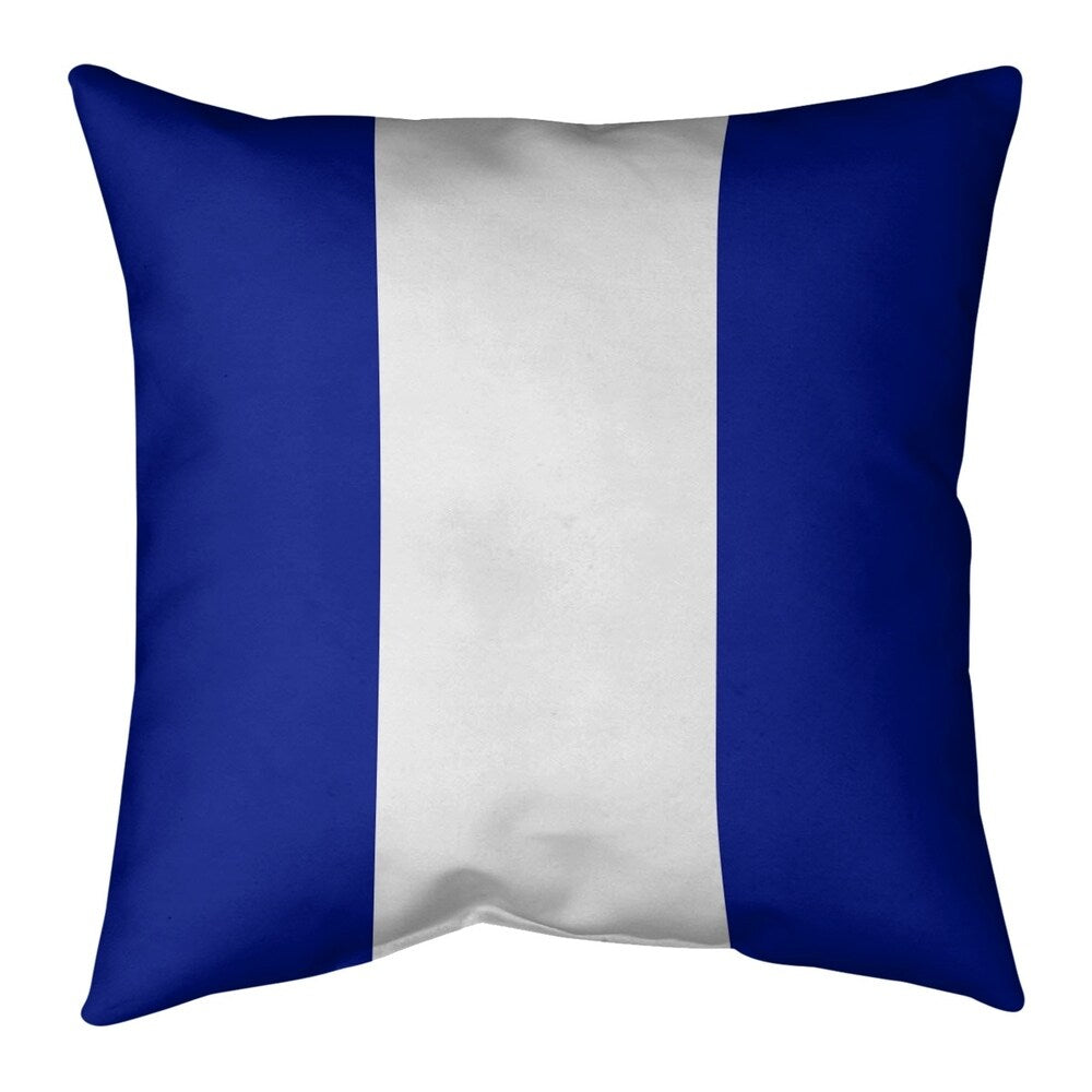 Denver Denver Throwback Football Stripes Pillow (Indoor/Outdoor)