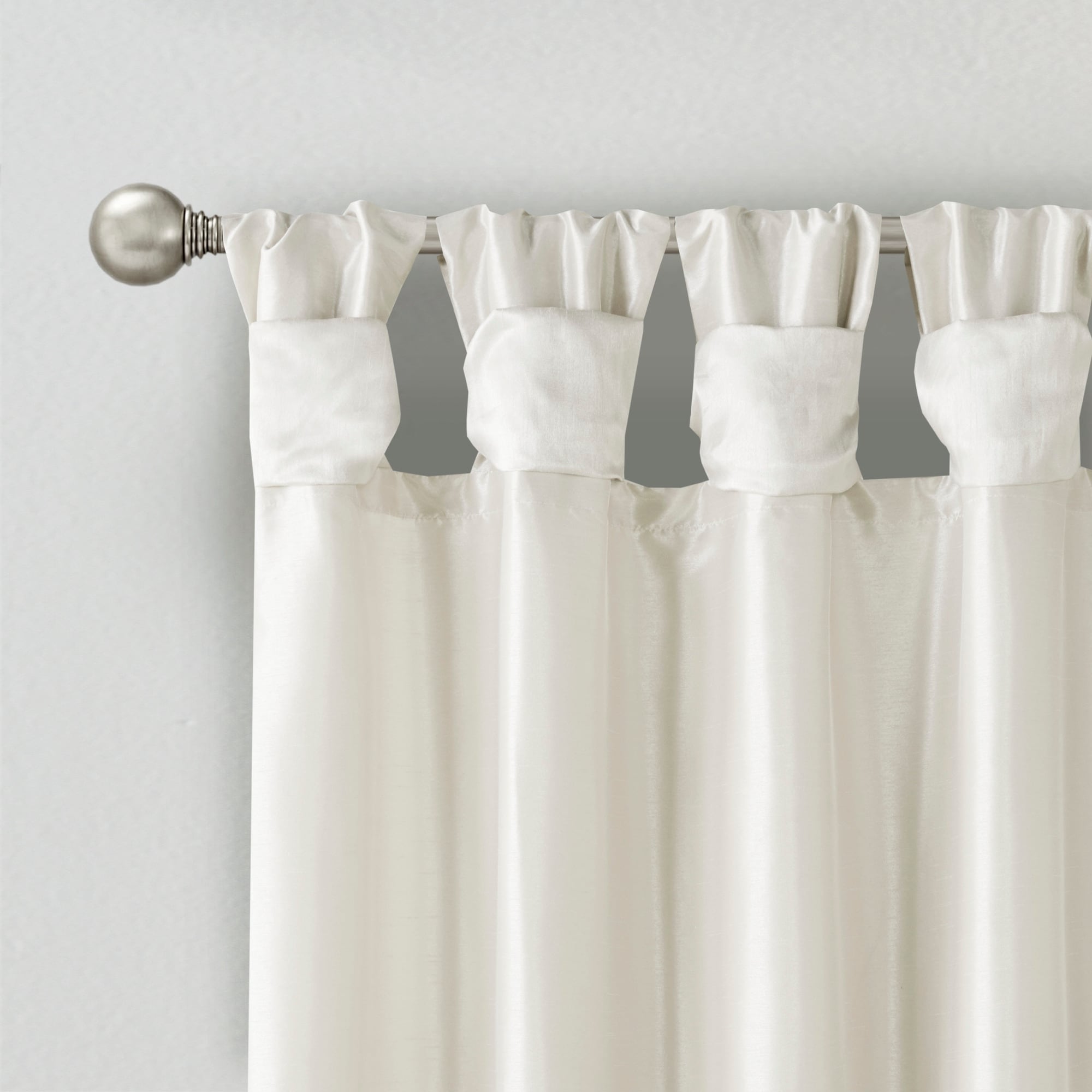 Madison Park Natalie Twisted Tab Lined Single Curtain Panel