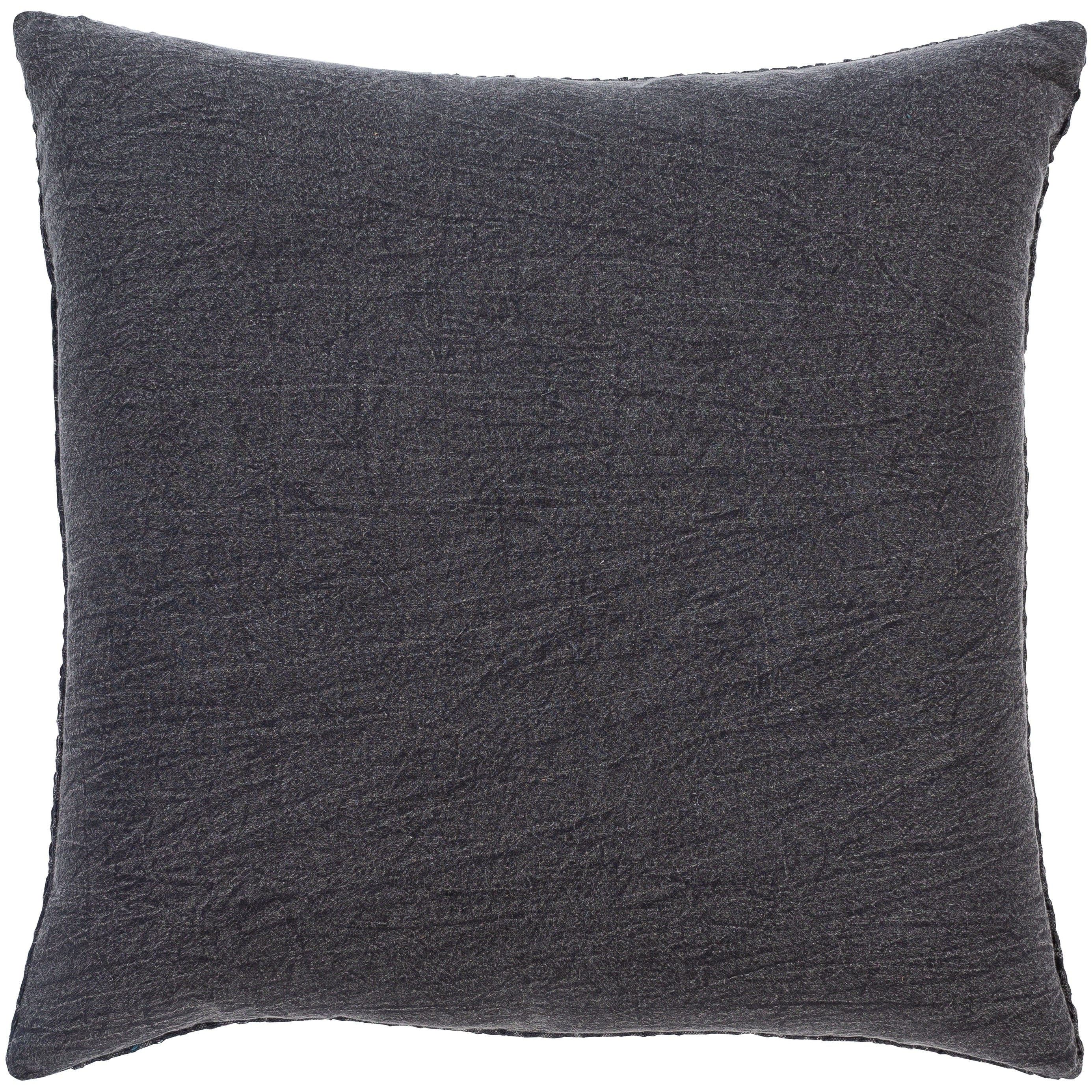 Livabliss Whitley Faded Waffle Weave Cotton Throw Pillow