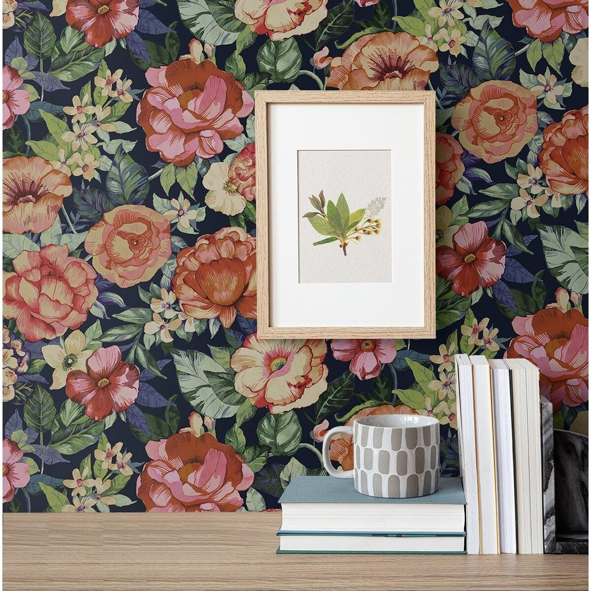 Nextwall Watercolor Floral Garden Peel And Stick Wallpaper