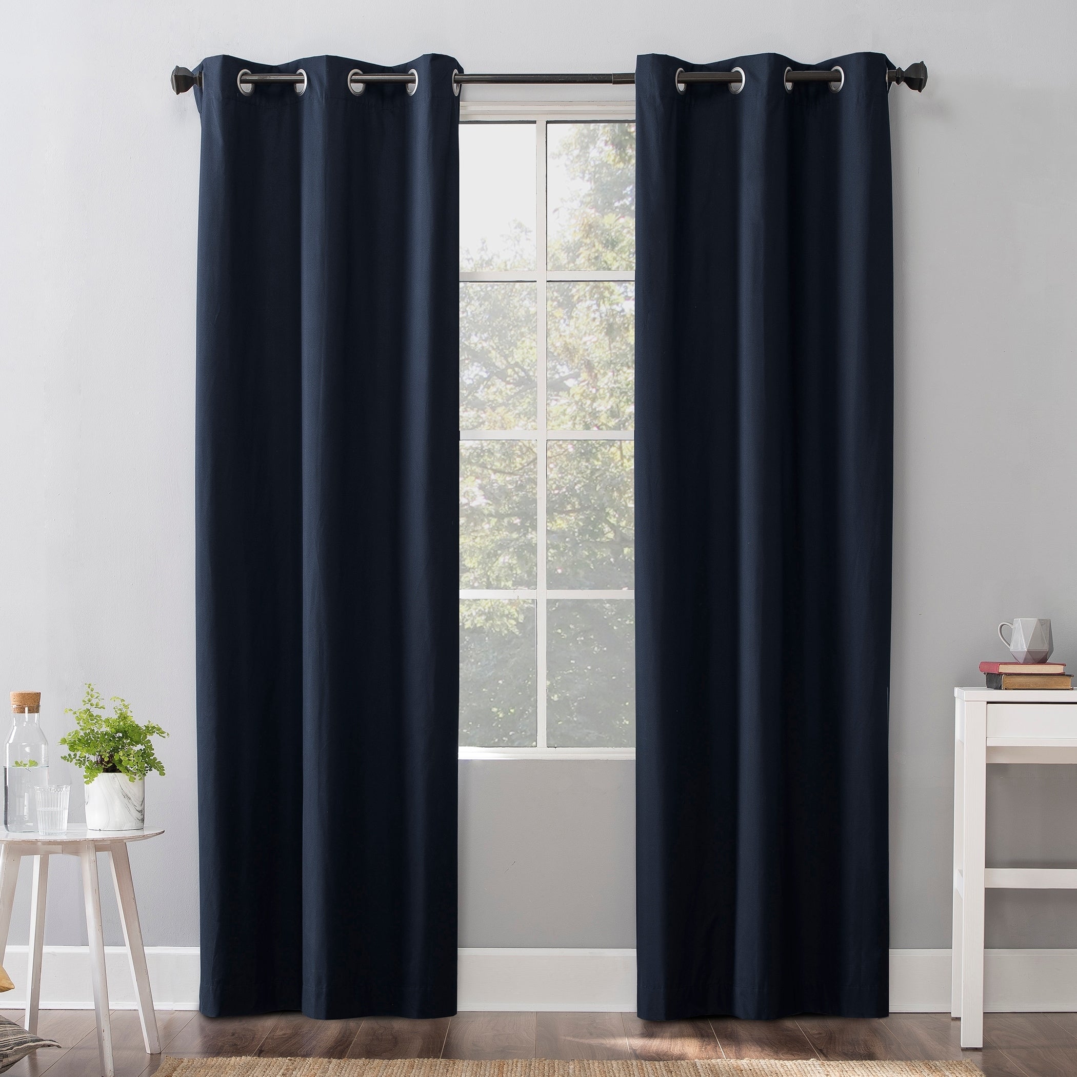 Sun Zero Cyrus Thermal Total Blackout Grommet Curtain Panel, Single Panel