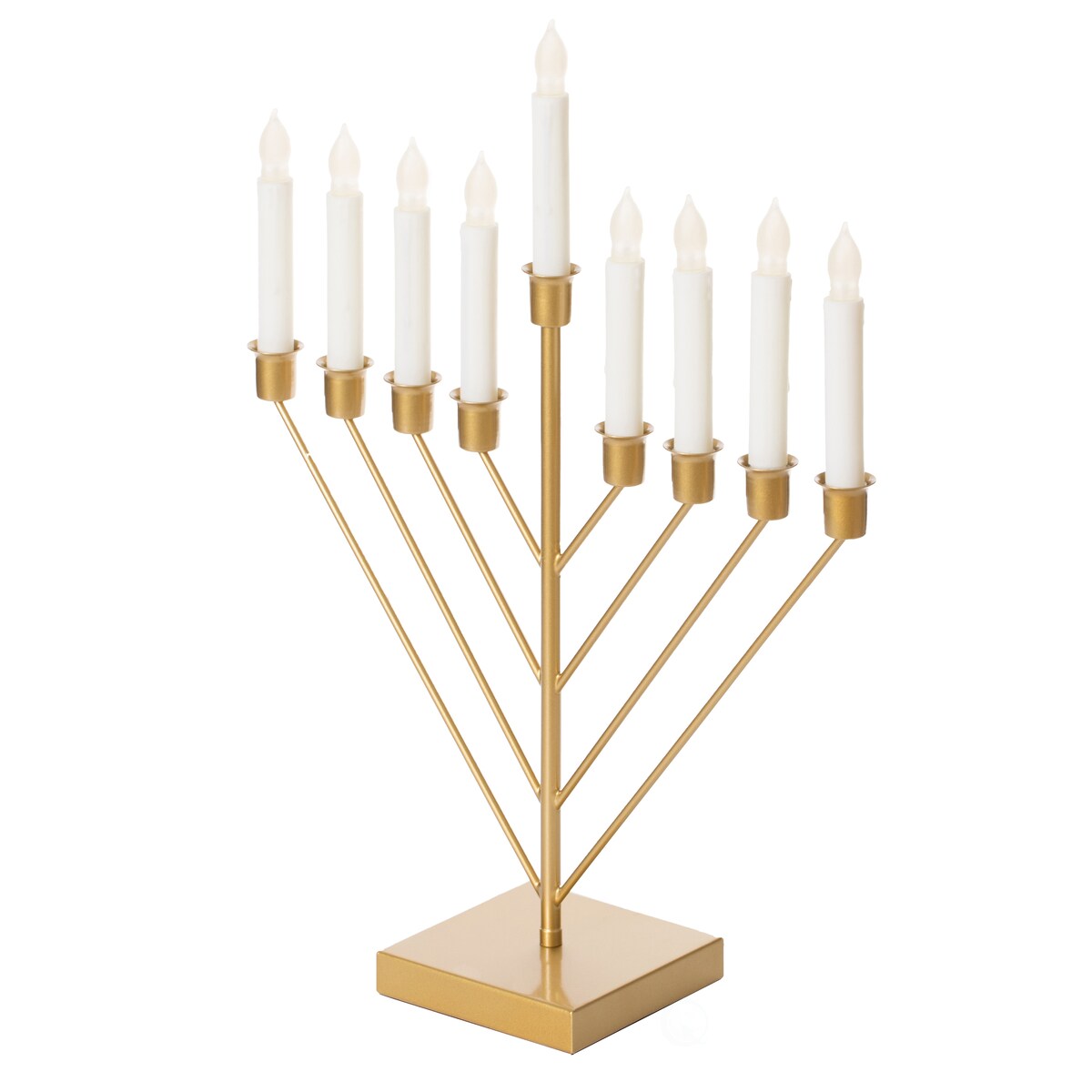 Nine Branch Electric Chabad Judaica Chanukah Menorah