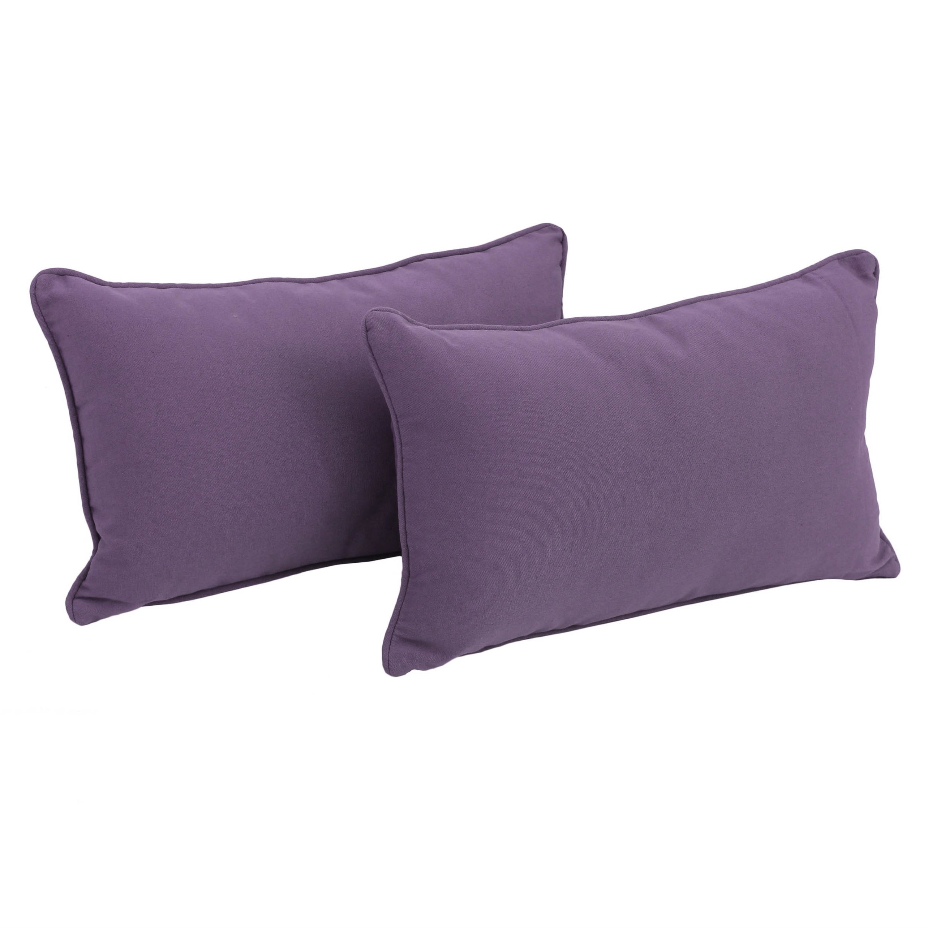 20-inch by 12-inch Lumbar Throw Pillows (Set of 2)