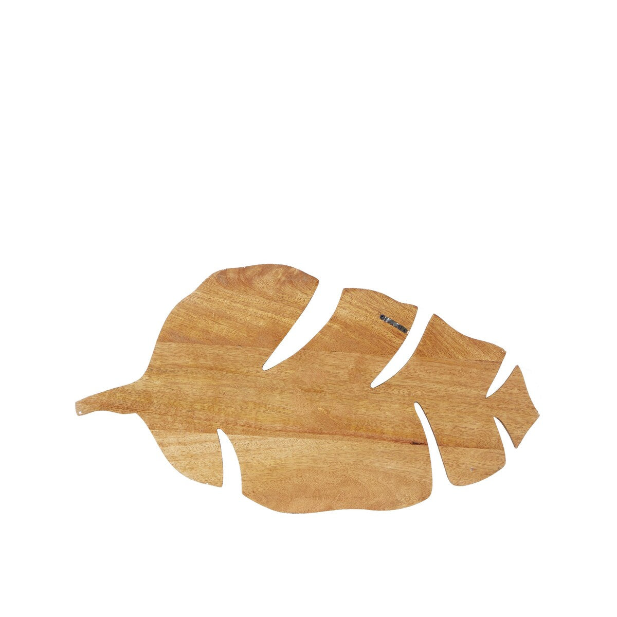 Mango Wood Leaf Handmade Carved Home Wall Decor - Set of 3 Brown - Roche River Decor