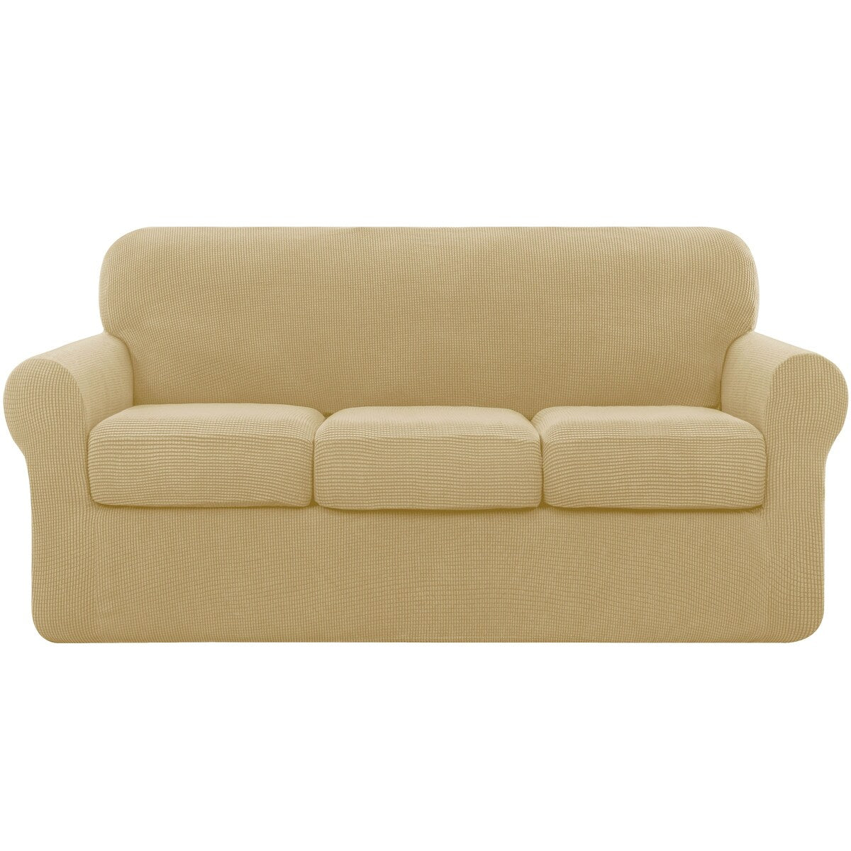 Subrtex Stretch Sofa Slipcover Cover with 3 Separate Cushion Cover