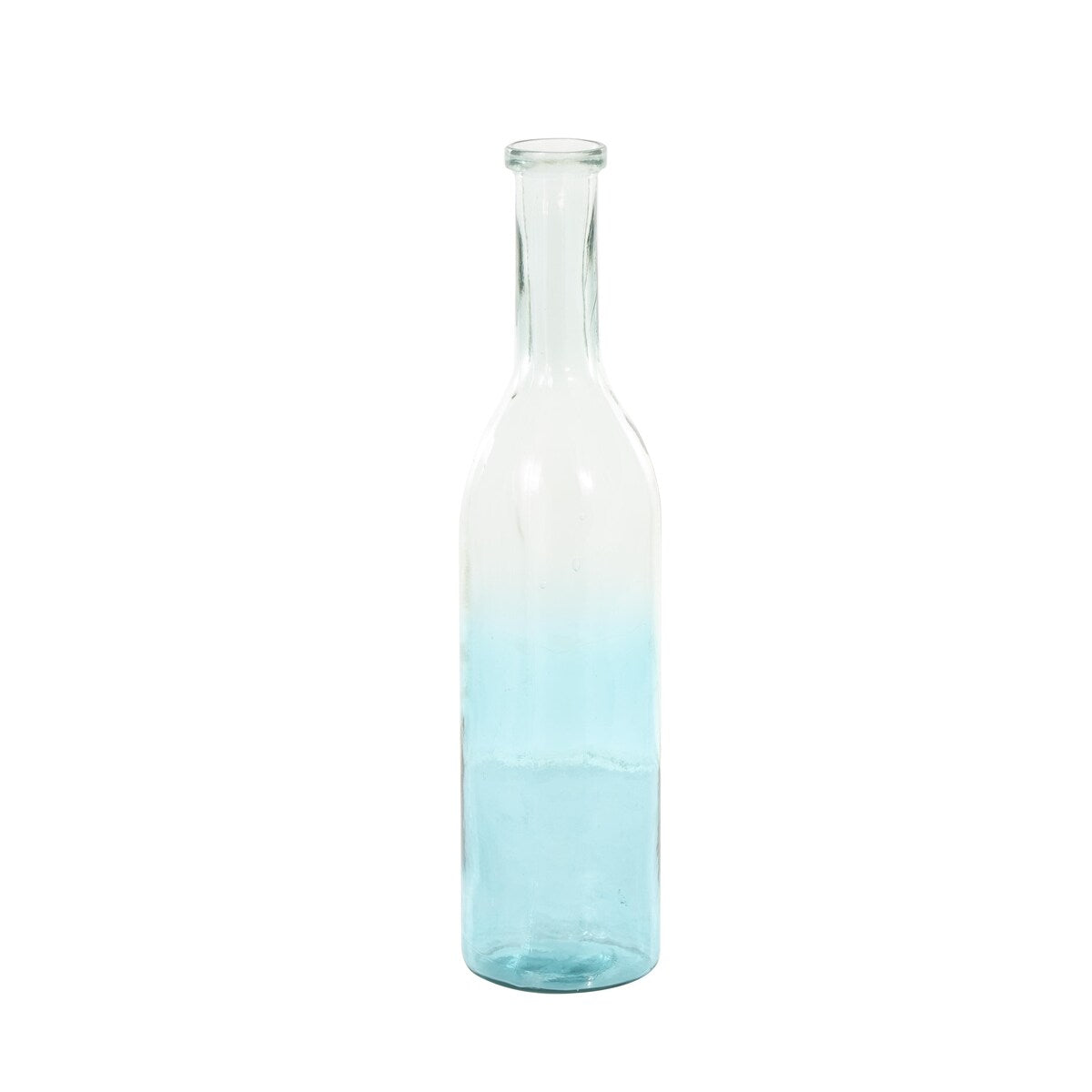 Recycled Glass Handmade Spanish Decorative Vase - Clear, Blue or Teal - Roche River Decor