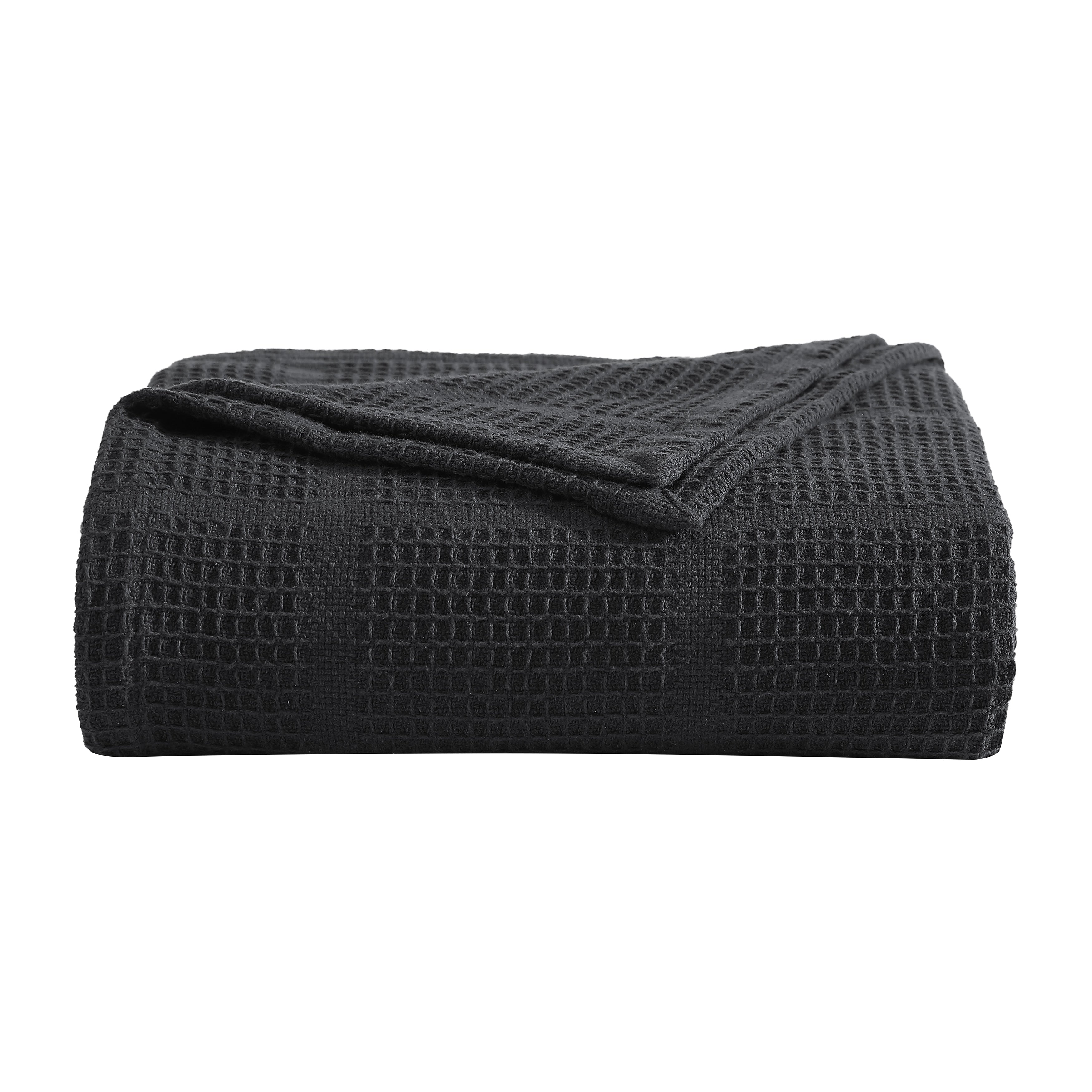 Kenneth Cole New York Waffle Grid Blanket