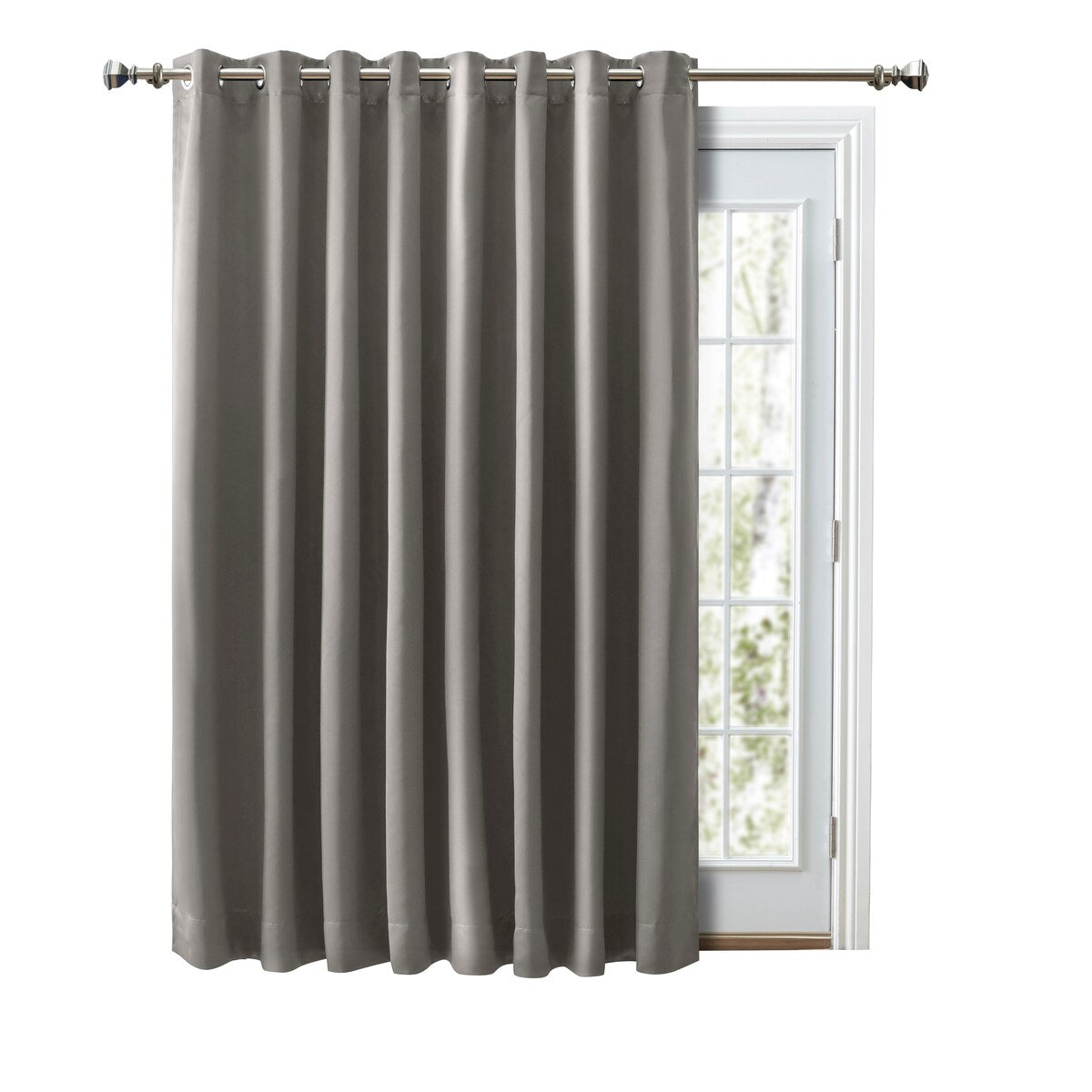 Ultimate Blackout Grommet Top Patio Curtain Panel - 112 Wide