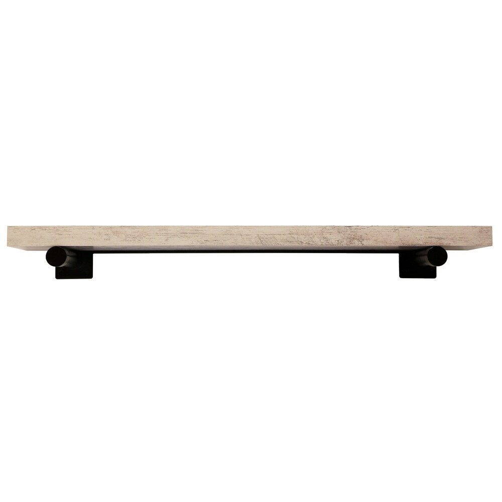 InPlace 36-inch Distressed White Shelf w/Bracket