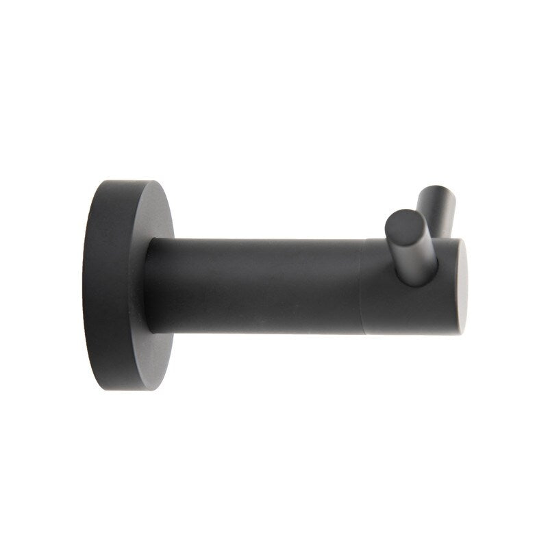 Italia Florence Series Double Robe Hook in Matte Black