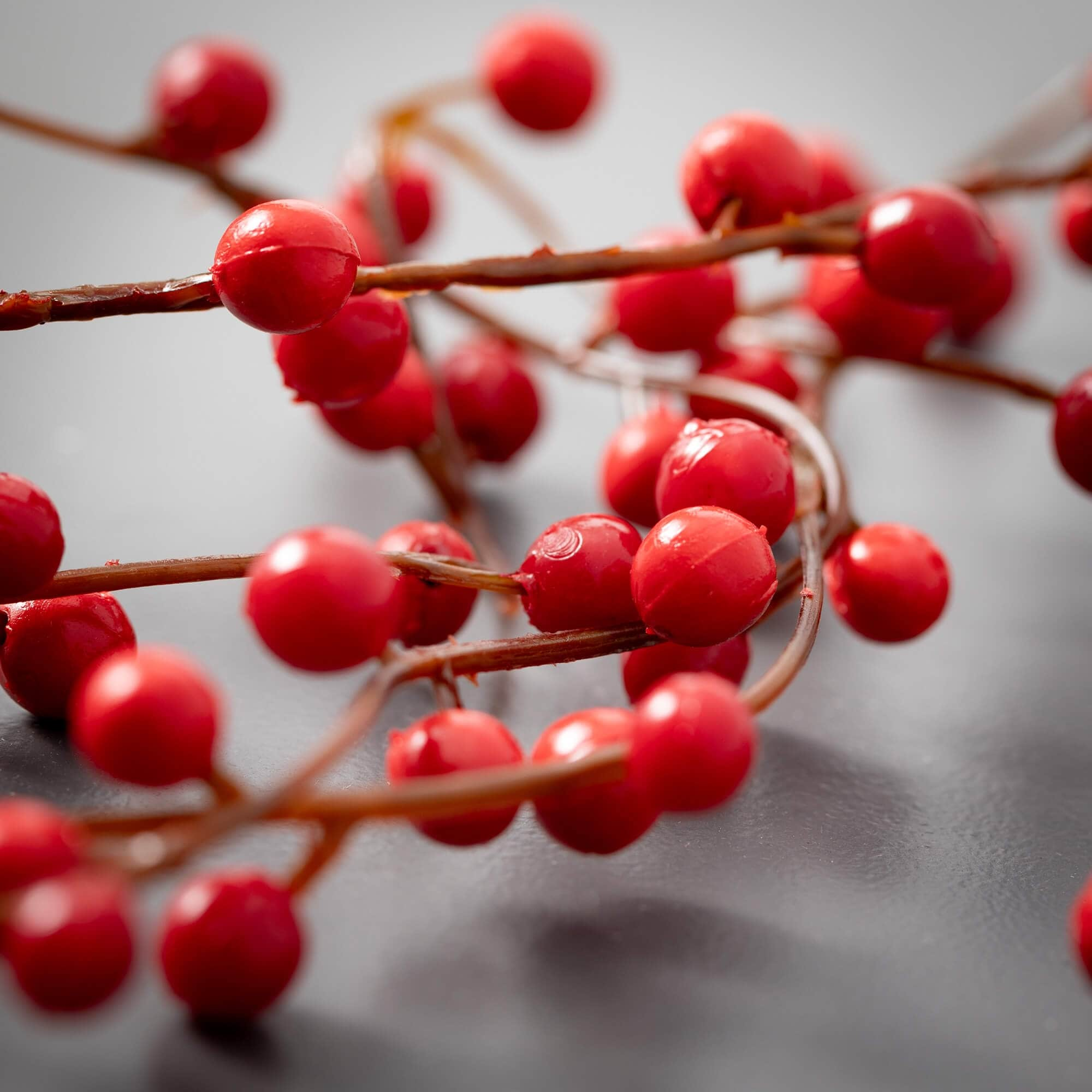 Sullivans Artificial Christmas Weeping Red Berry Stem