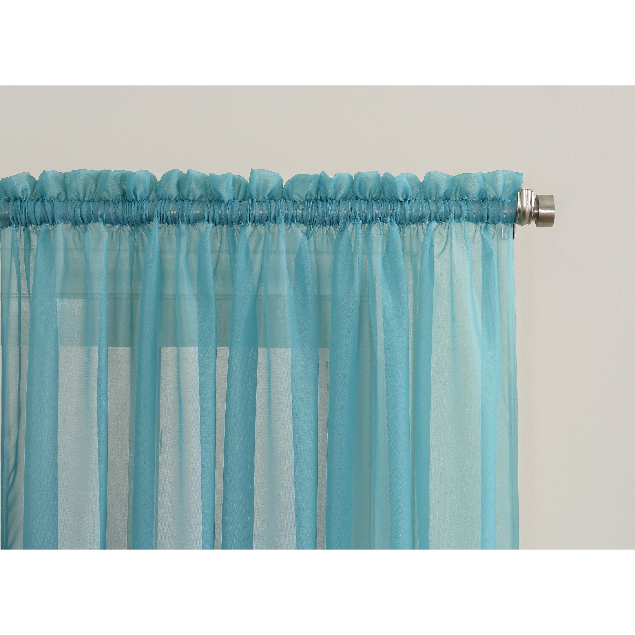 No. 918 Emily Voile Sheer Rod Pocket 1-Piece Curtain Panel, Single Panel