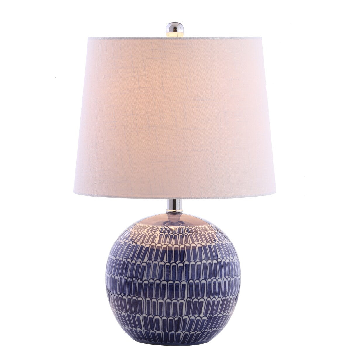 Ronald 21 Ceramic LED Table Lamp, Navy by JONATHAN Y