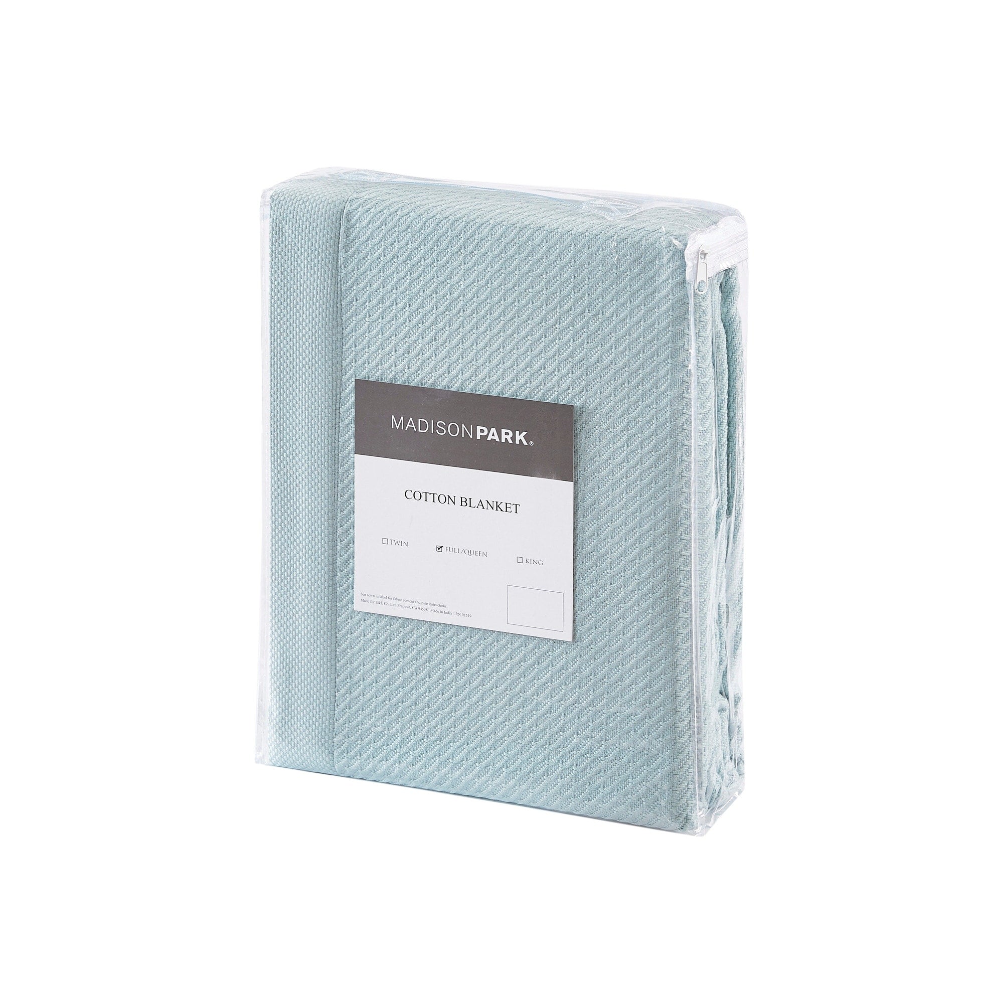 Madison Park Egyptian Cotton Solid Blanket