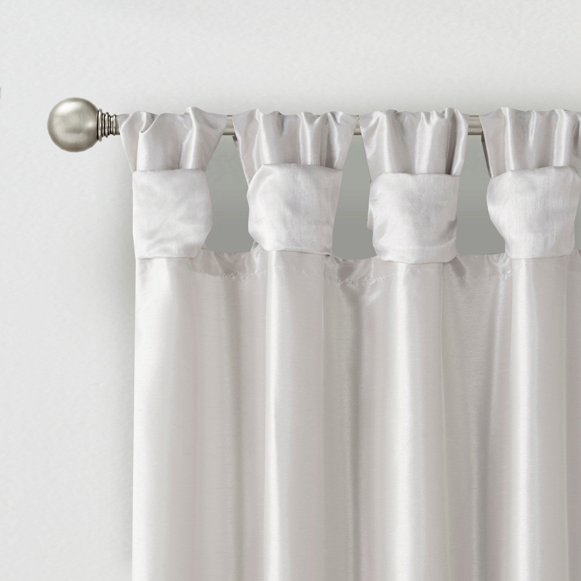 Madison Park Natalie Twisted Tab Lined Single Curtain Panel