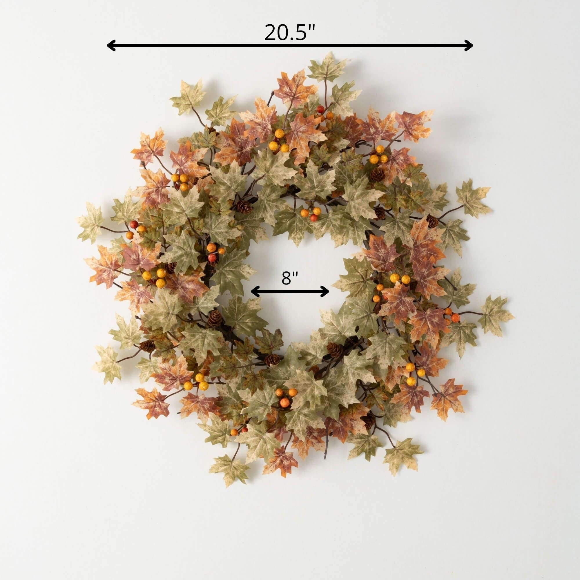 Sullivans Artificial Mini Maple Leaf Wreath