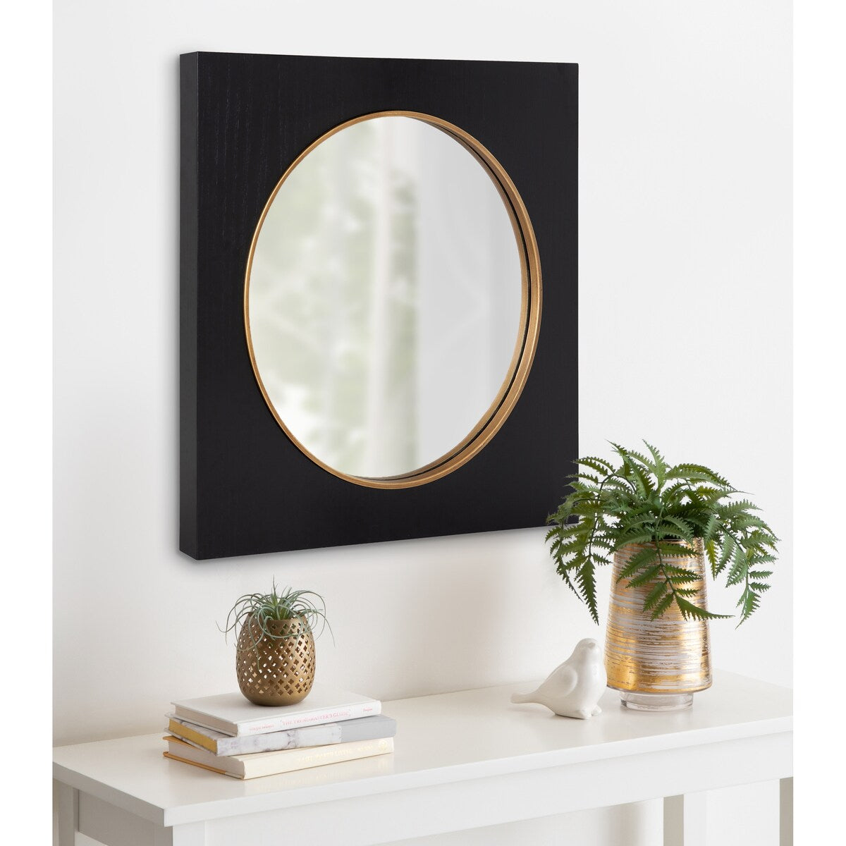 Kate and Laurel Ringstead Square Accent Mirror - 23x23