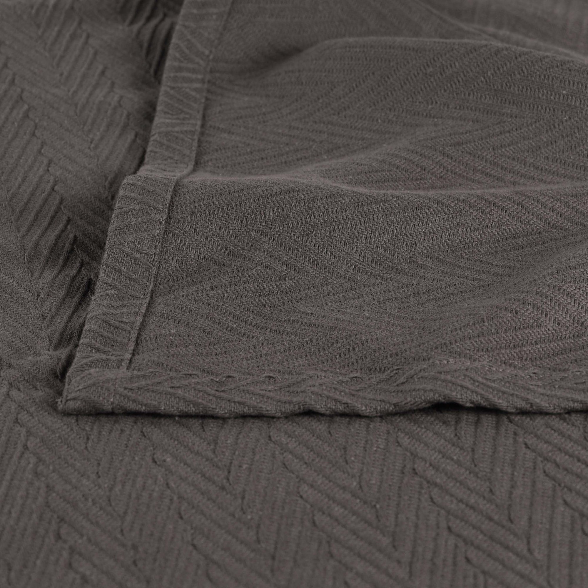 Superior Metro Zig-Zag Chevron All-Season Bedding Cotton Blanket