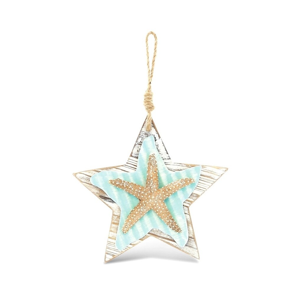 CoTa Global Aquarius Hanging Starfish Wall Accent - Nautical Decor