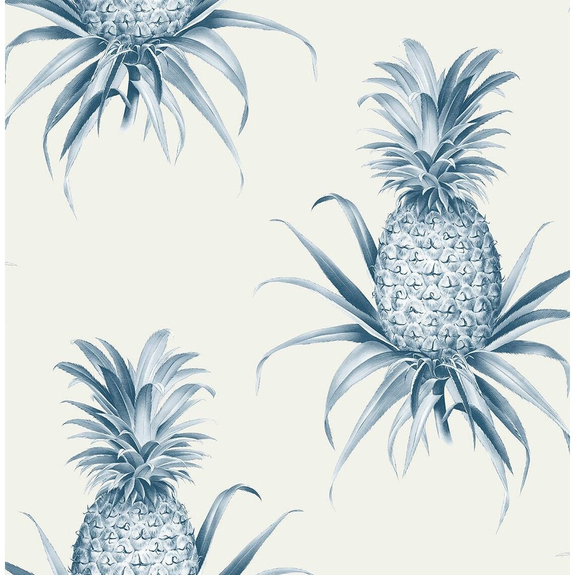 Seabrook Designs Calusa Queen Pineapples Unpasted Wallpaper