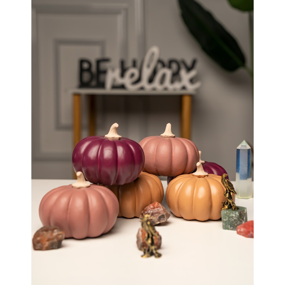 Becki Owens Details by DesignStyles Set of 6 Mini Pumpkins Fall Décor