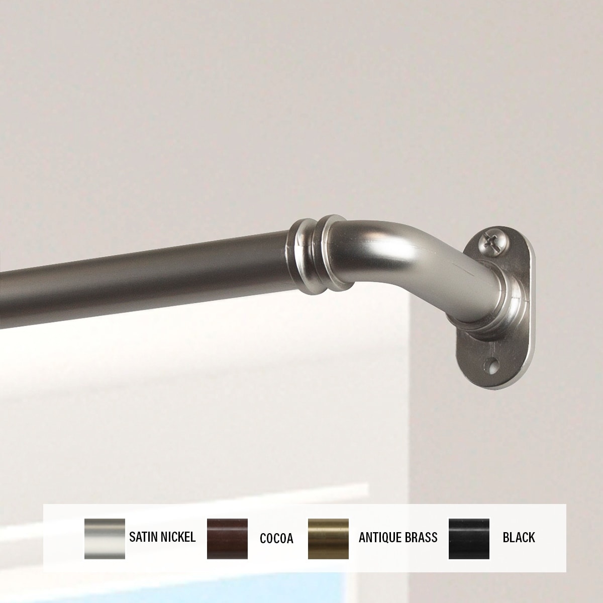 InStyleDesign 5/8 inch Blackout Curtain Rod