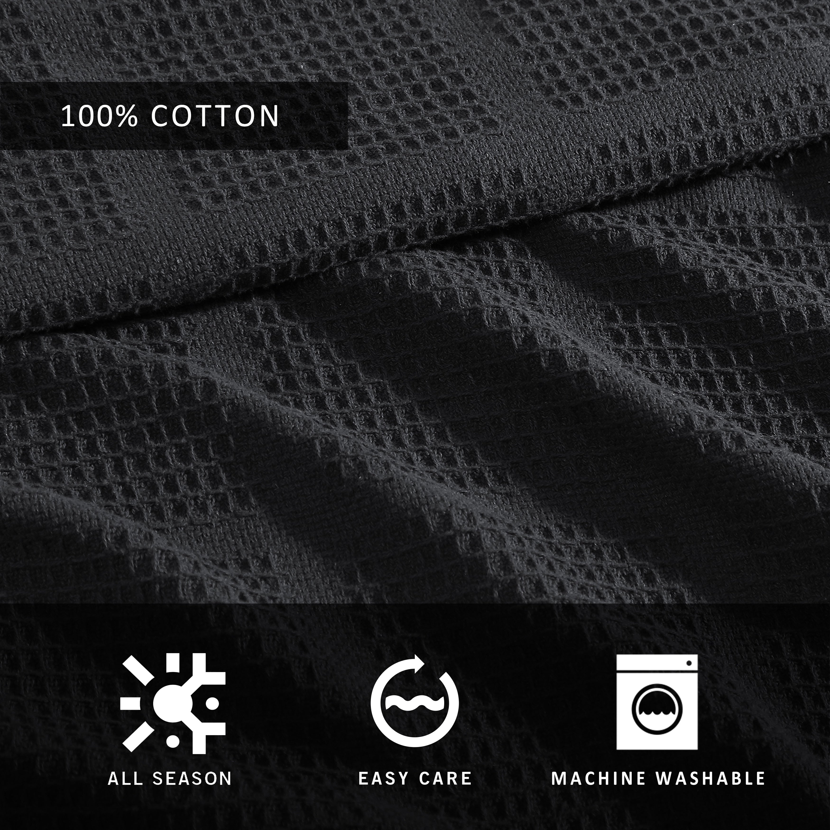 Kenneth Cole New York Waffle Grid Blanket