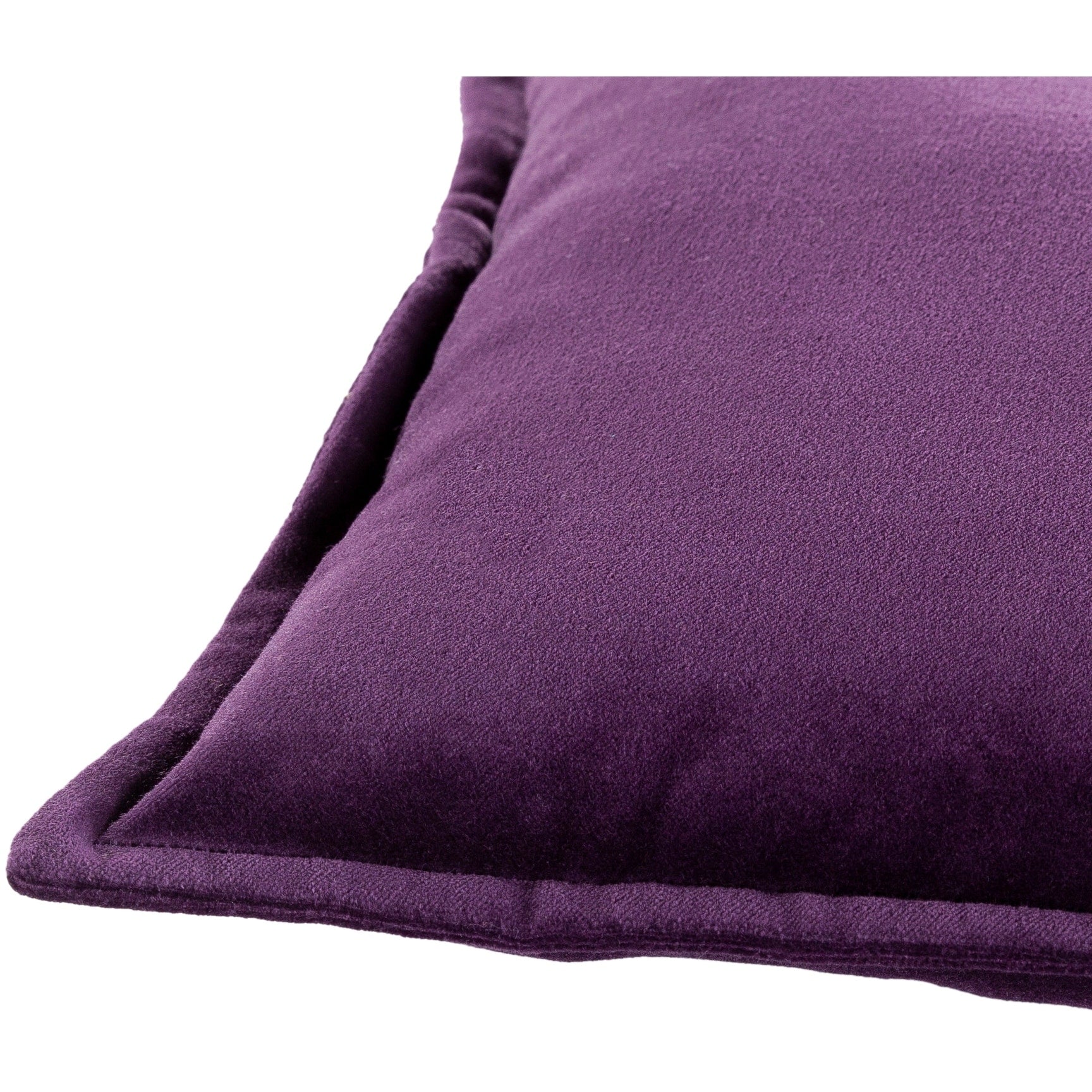 Livabliss Vianne Solid Cotton Velvet 30-inch Lumbar Throw Pillow