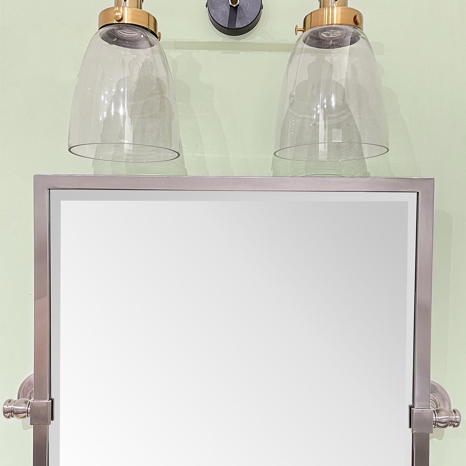 TEHOME Blakley Rectangle Metal Wall Mirror