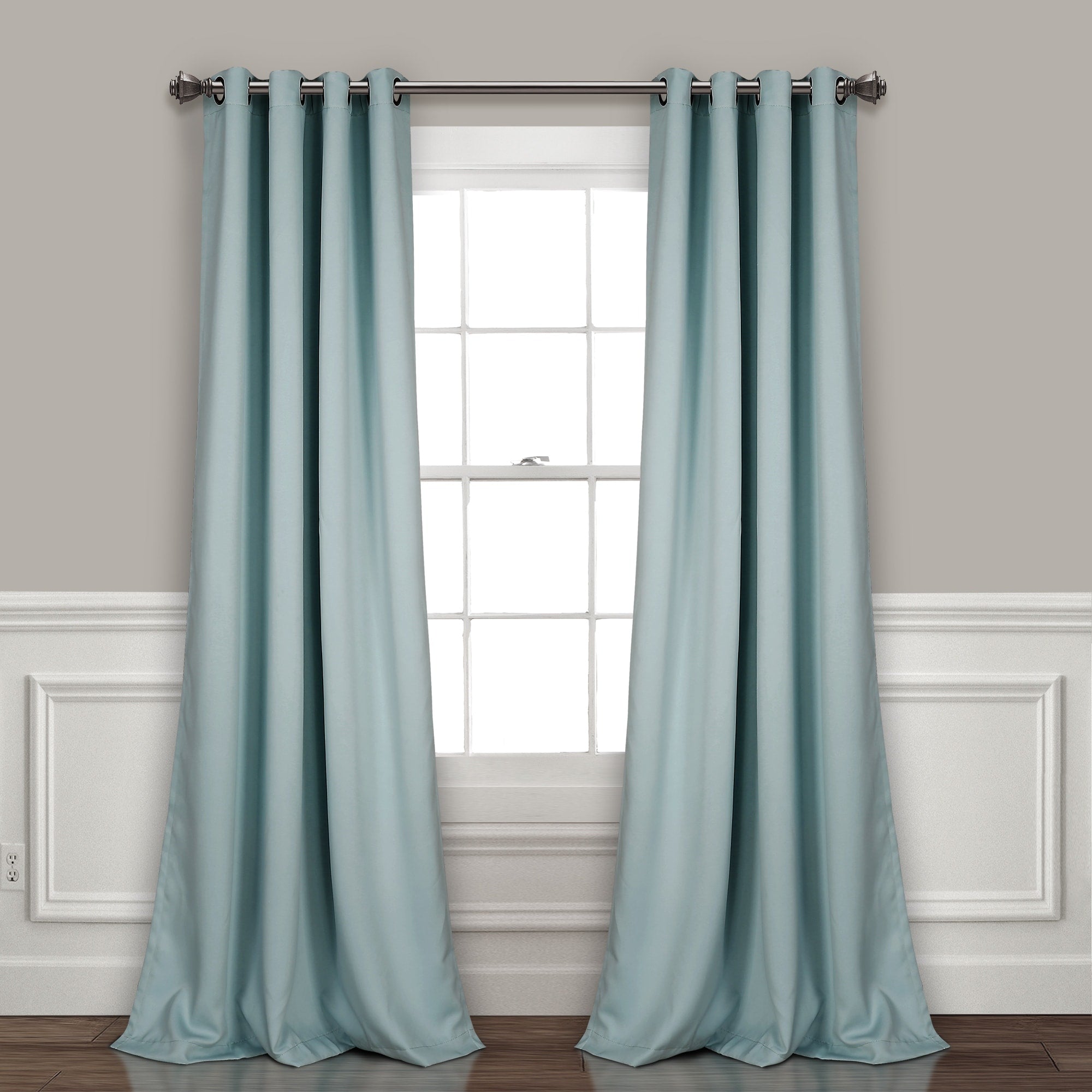 Lush Decor Insulated Grommet Blackout Curtain Panel Pair