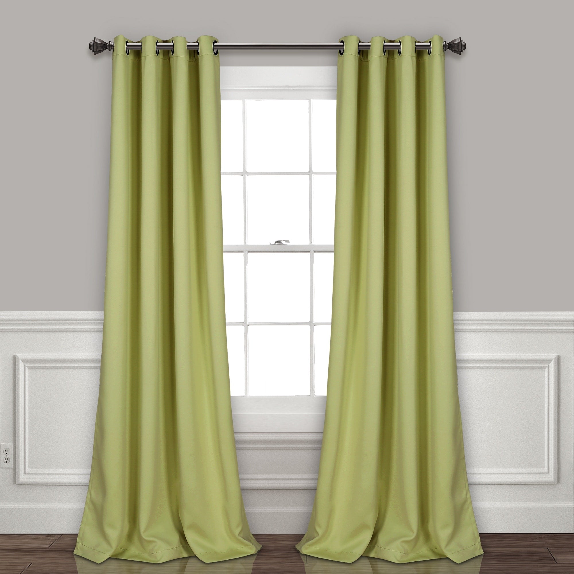 Lush Decor Insulated Grommet Blackout Curtain Panel Pair