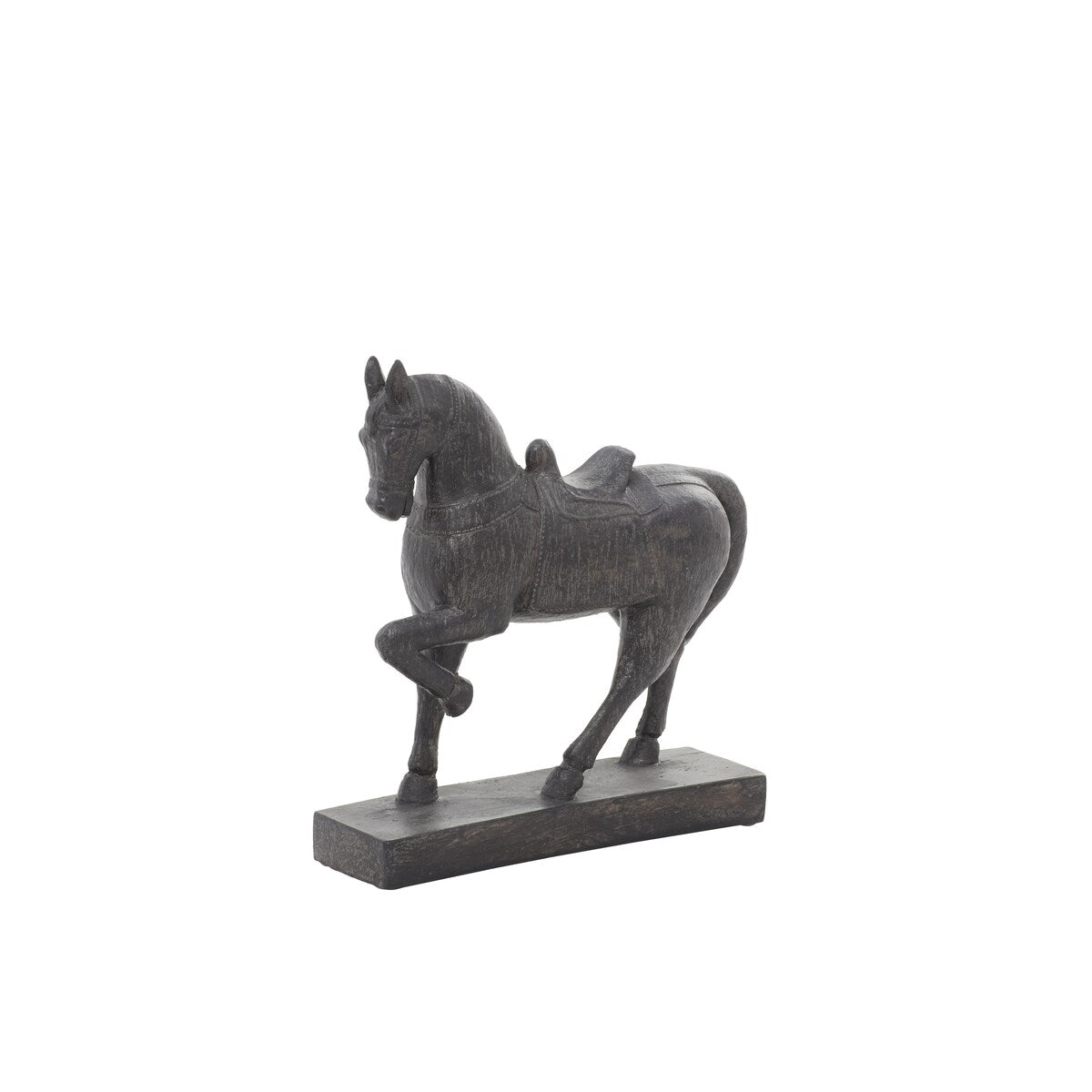 Polystone Horse Decorative Sculpture - Brown - Roche River Decor