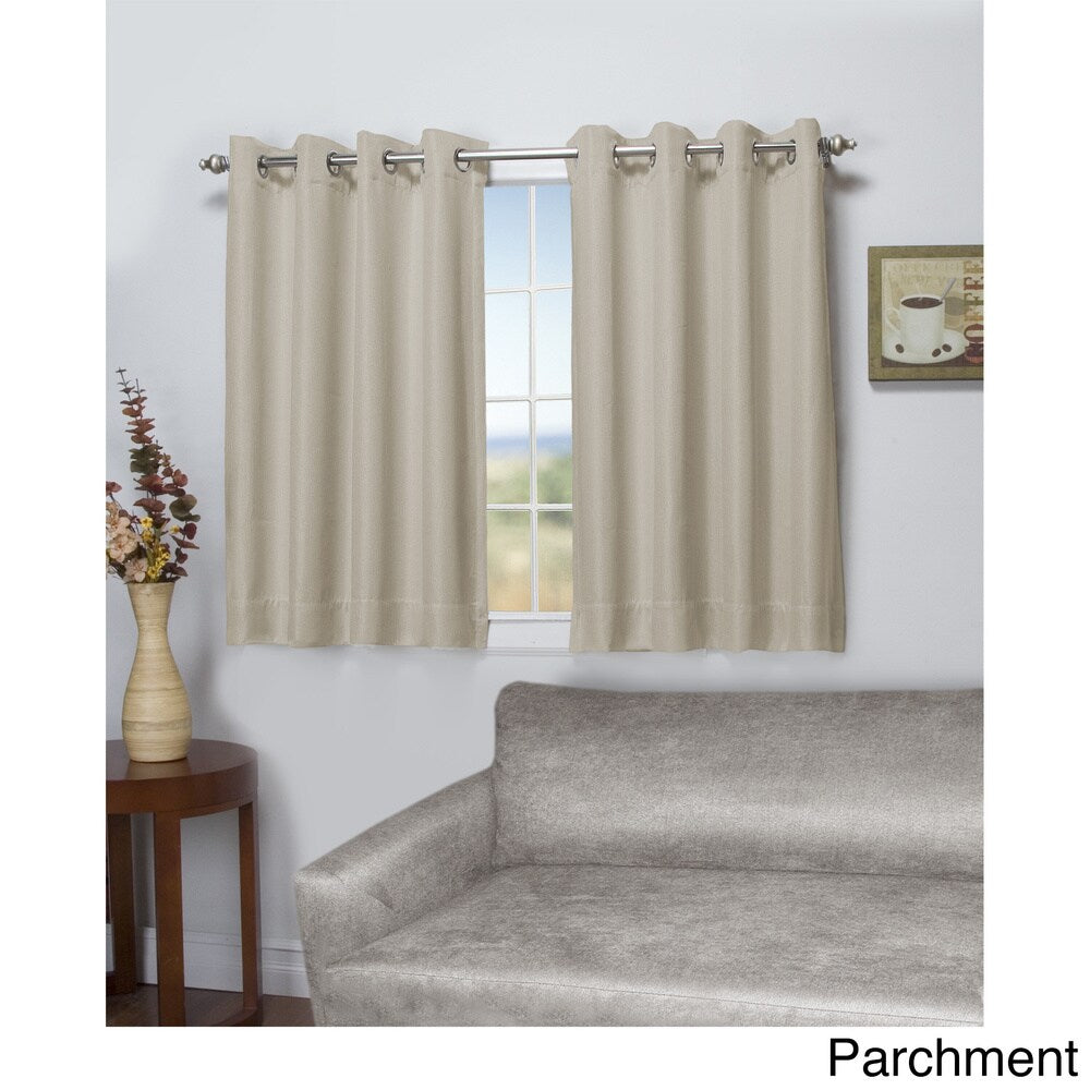 Tacoma Double-Blackout Grommet Curtain Panel - Short Length