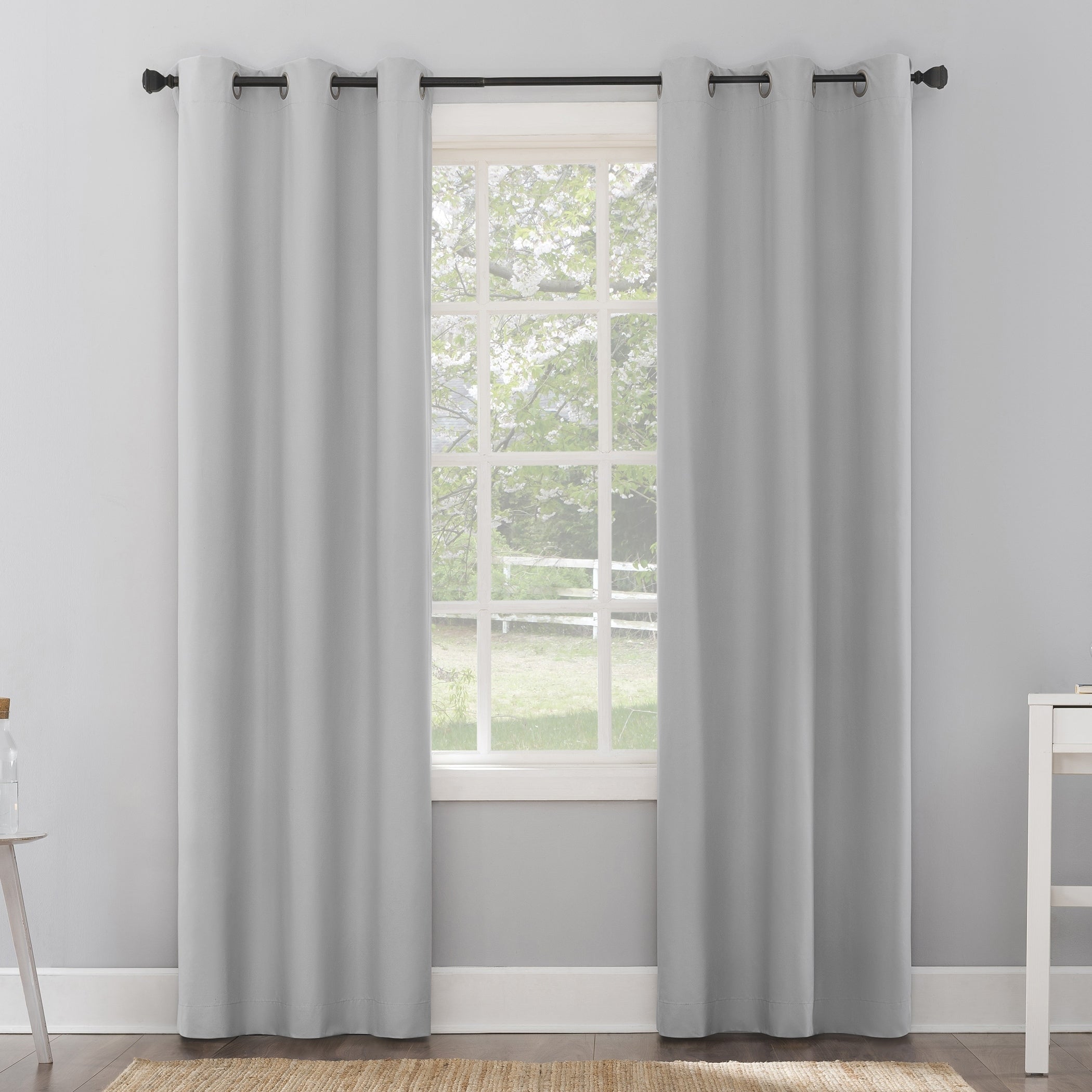 Sun Zero Cyrus Thermal Total Blackout Grommet Curtain Panel, Single Panel