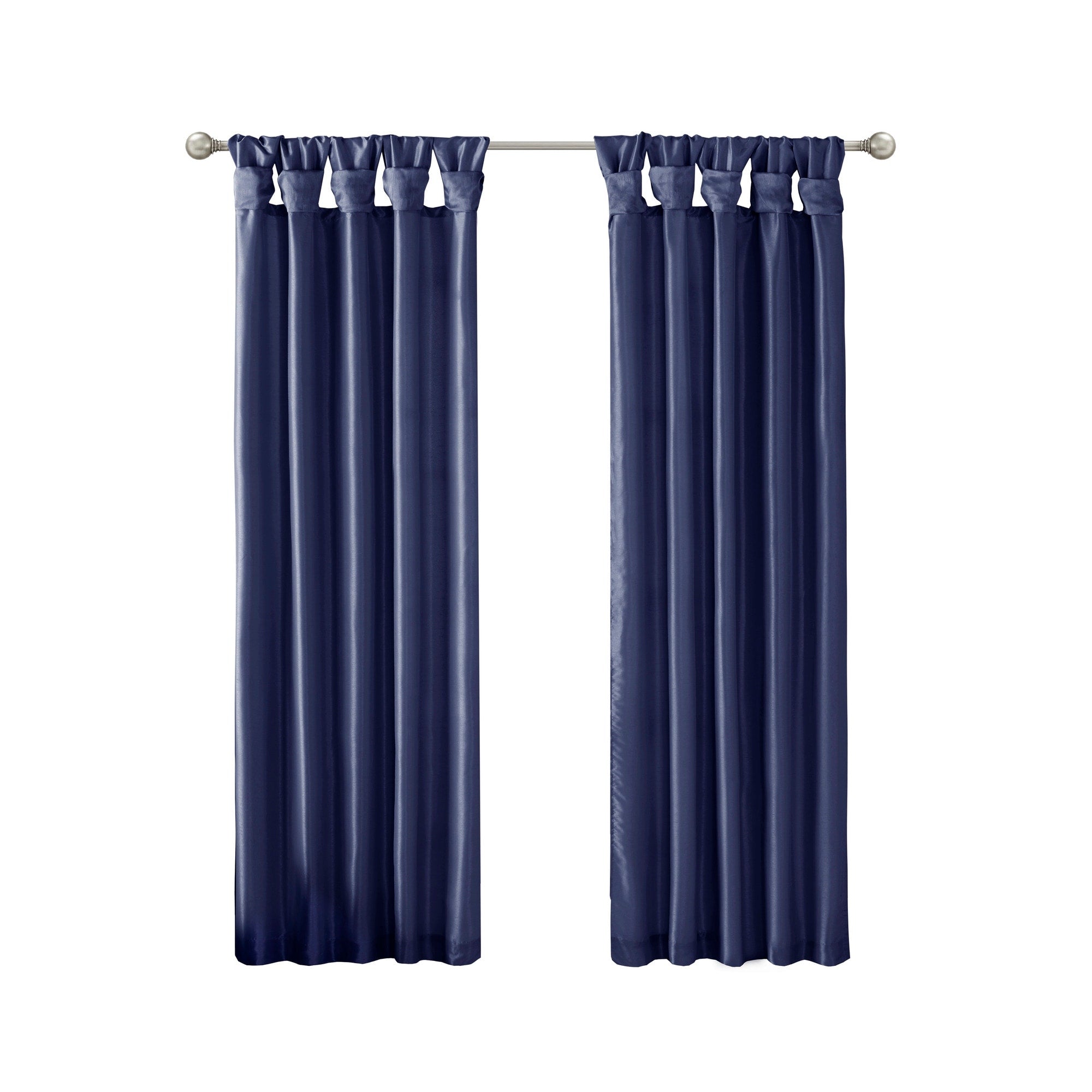 Madison Park Natalie Twisted Tab Lined Single Curtain Panel