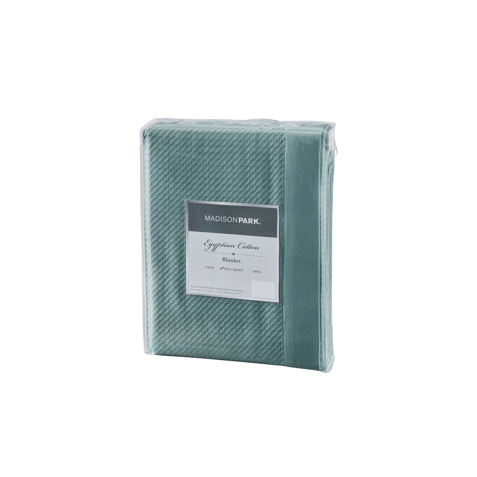 Madison Park Egyptian Cotton Solid Blanket